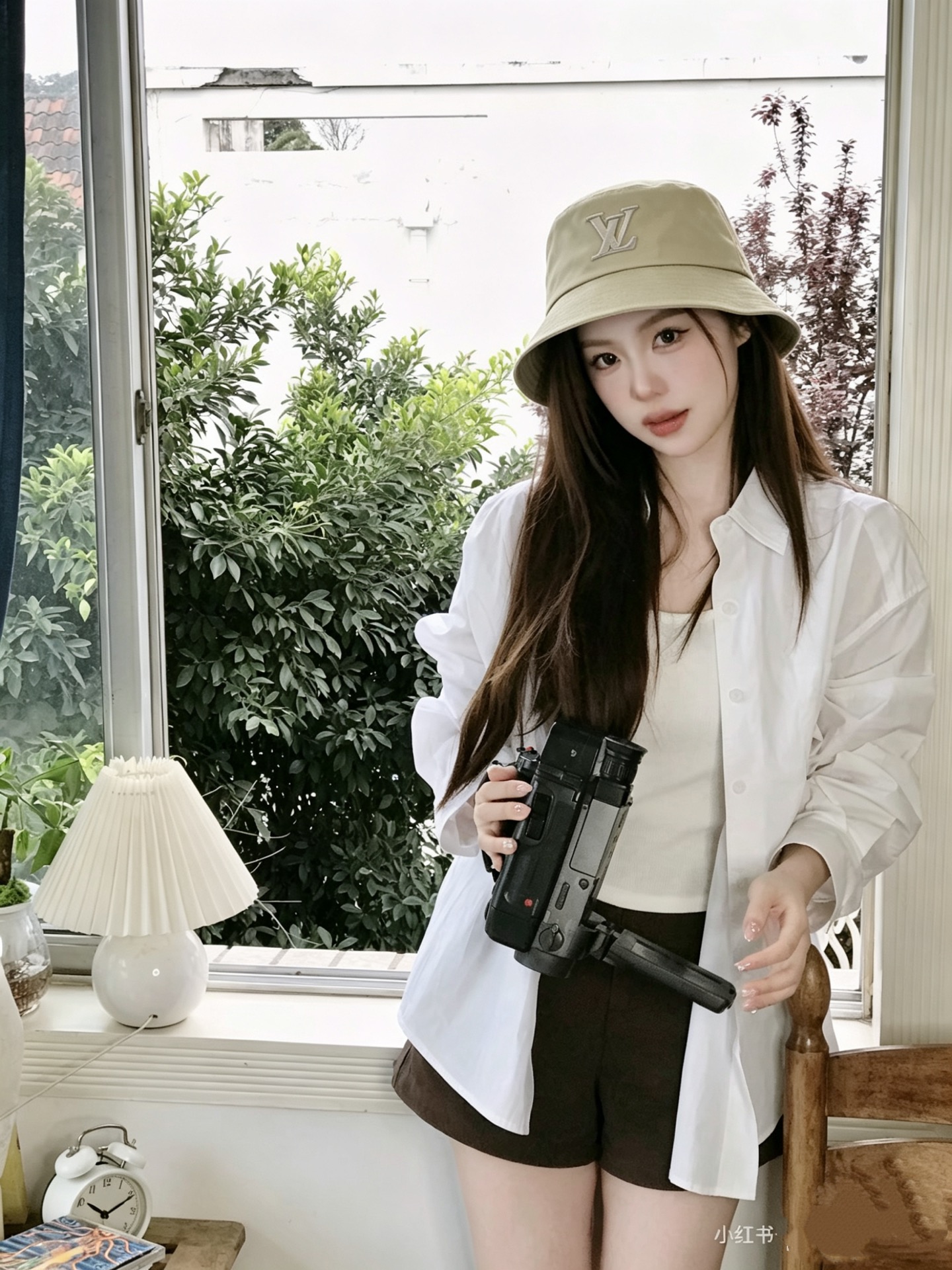 Louis Vuitton LV 路易威登 渔夫帽，刺绣logo