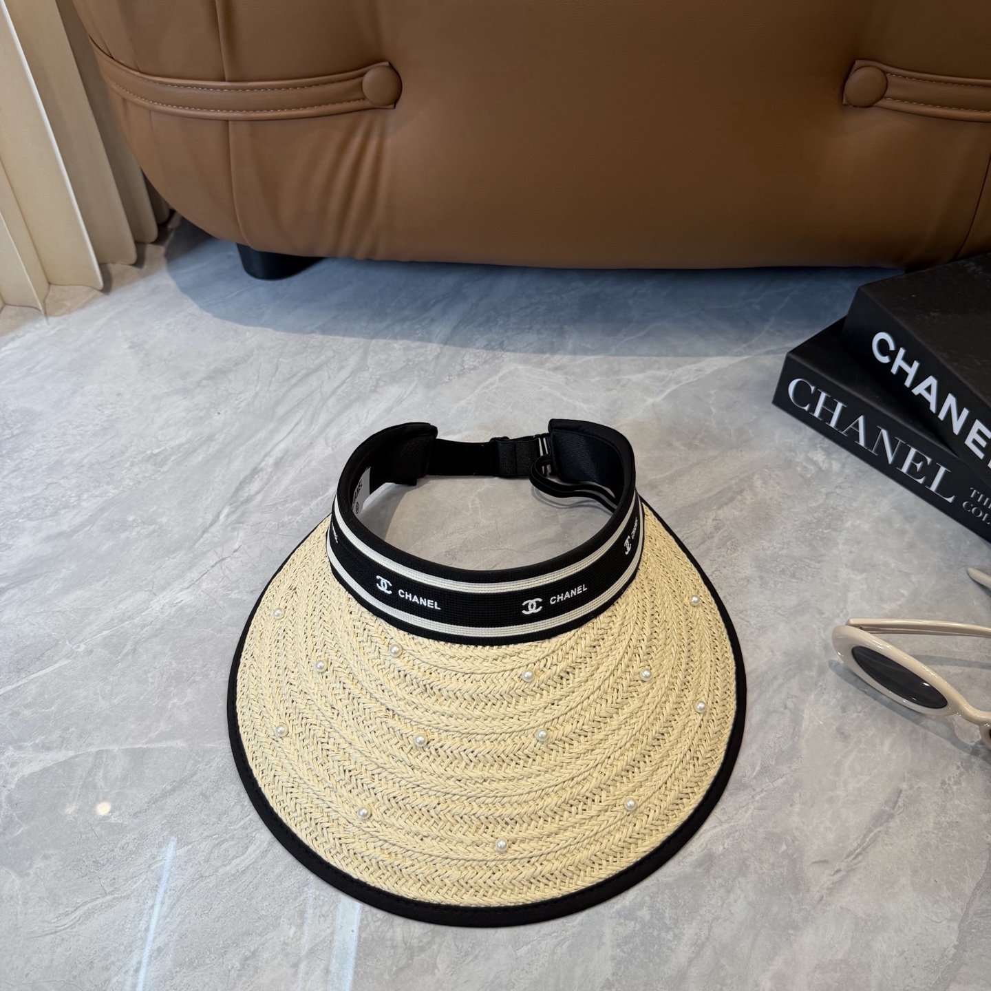 Chanel 香奈儿轻奢名媛风空顶帽 透气不闷头…可调节 夏季