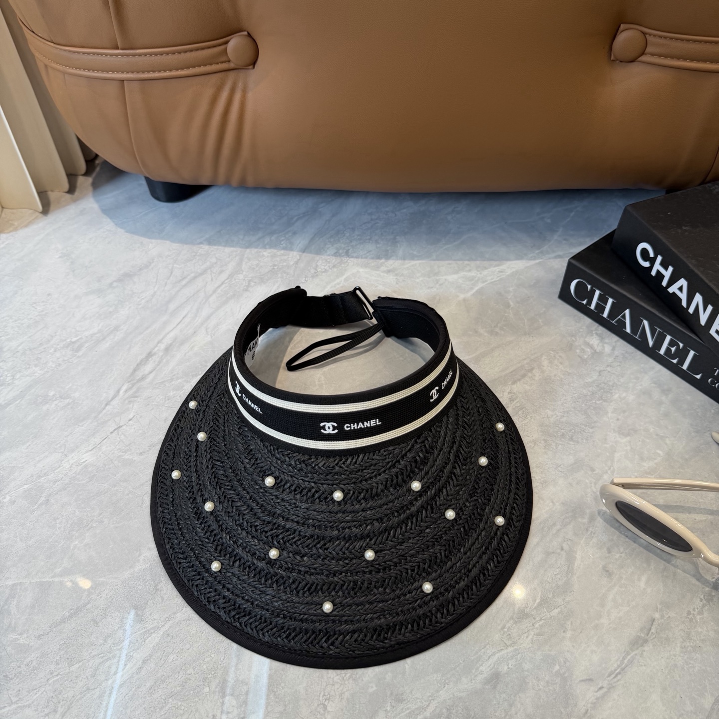 Chanel 香奈儿轻奢名媛风空顶帽 透气不闷头…可调节 夏季