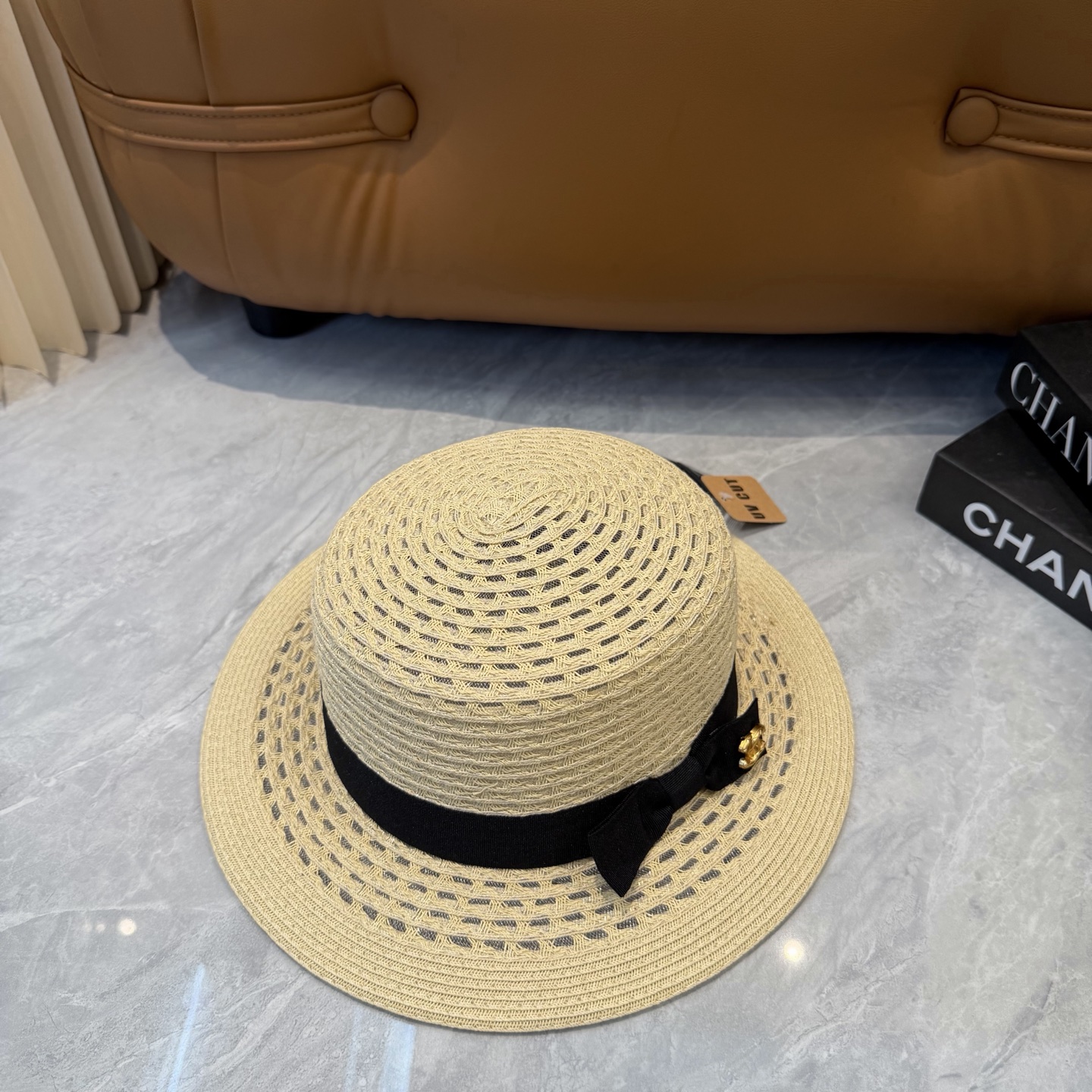 【CHANEL香奈儿】2026新款平顶草帽  夏天海边首选～新款材质编织而成～质感满分💯
