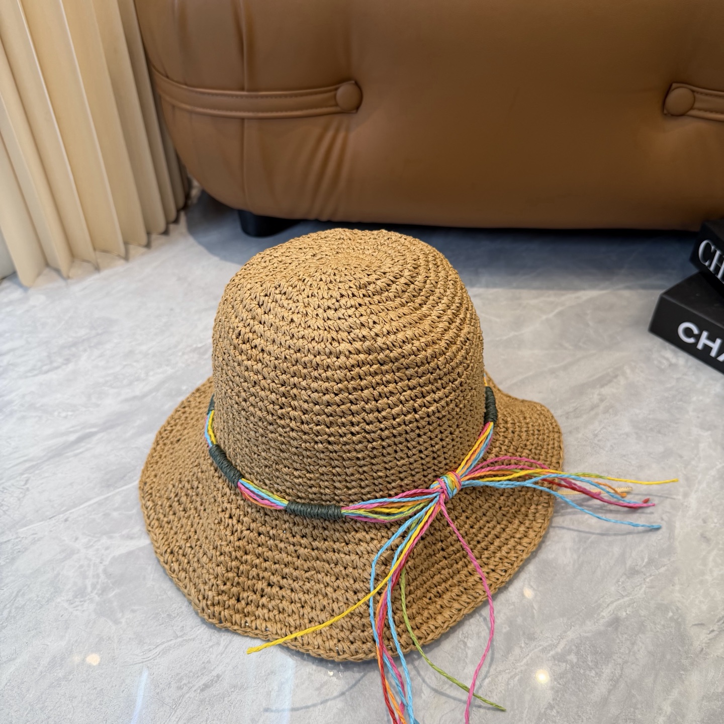 Miu Miu 缪缪miumiu新款织带草帽，高级定制，名媛风，细节待上，夏季防晒防紫外线，出行 ，百搭