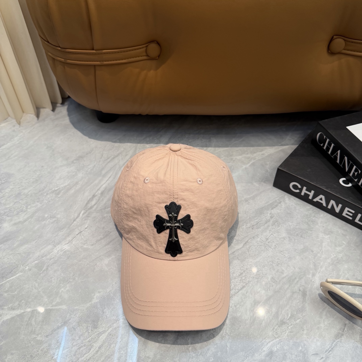 克罗心 🆕🆕新款速干棒球帽，个性时尚经典十字架标志，休闲带点酷酷的感觉，中性款男女同款！超好搭！头围:5