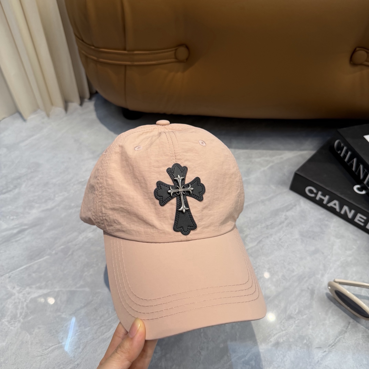 克罗心 🆕🆕新款速干棒球帽，个性时尚经典十字架标志，休闲带点酷酷的感觉，中性款男女同款！超好搭！头围:5