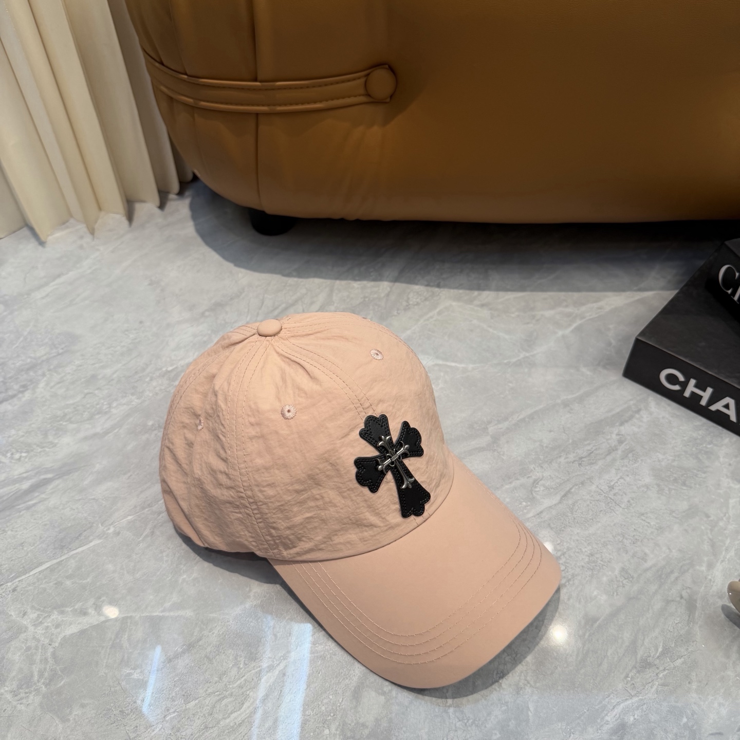 克罗心 🆕🆕新款速干棒球帽，个性时尚经典十字架标志，休闲带点酷酷的感觉，中性款男女同款！超好搭！头围:5