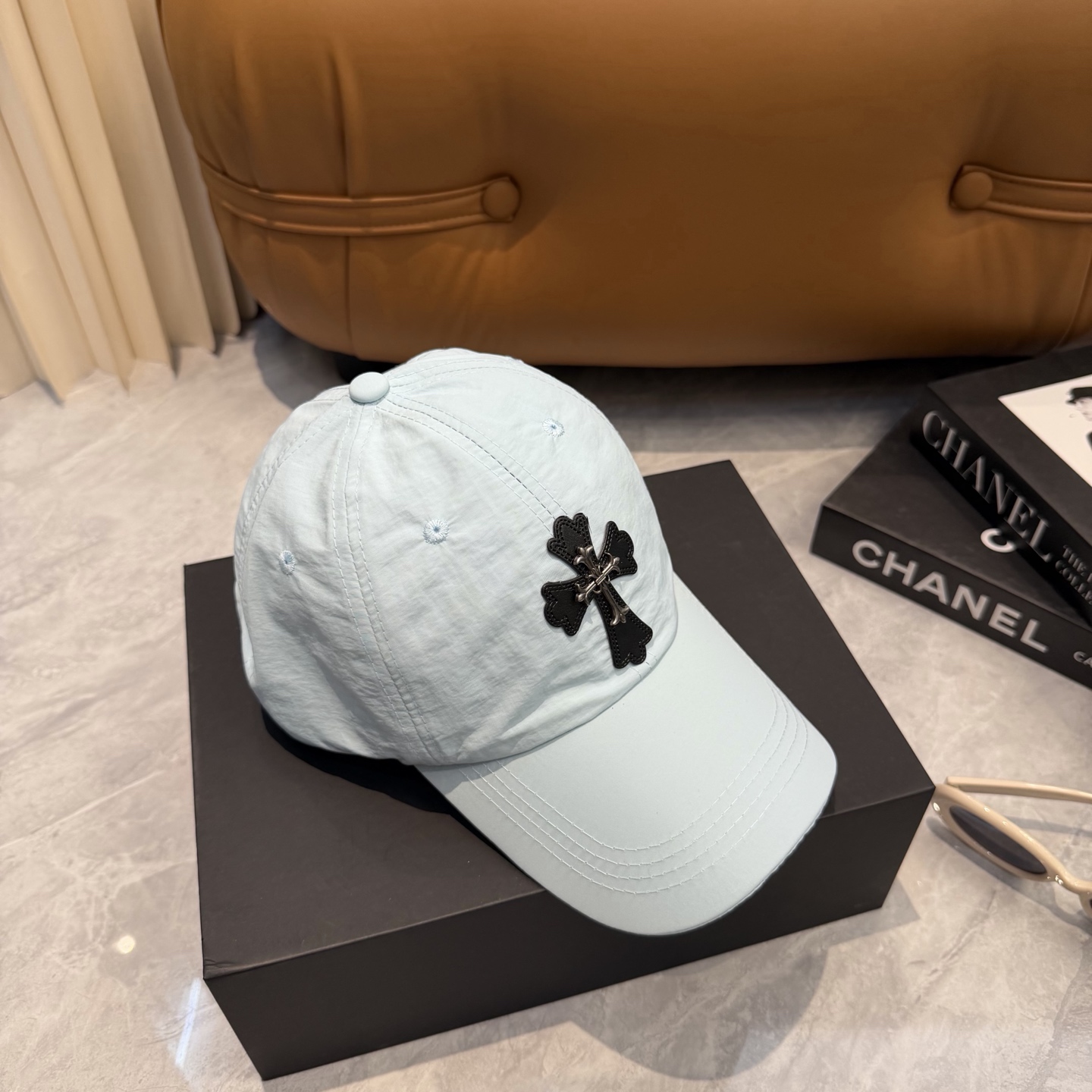 克罗心 🆕🆕新款速干棒球帽，个性时尚经典十字架标志，休闲带点酷酷的感觉，中性款男女同款！超好搭！头围:5