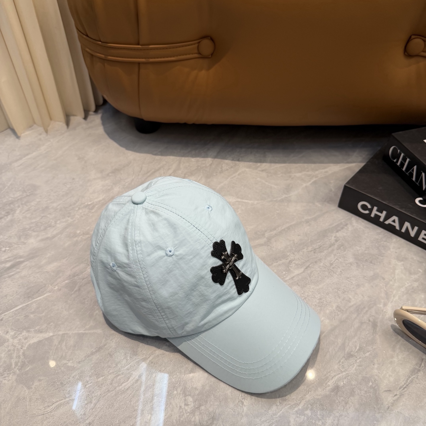 克罗心 🆕🆕新款速干棒球帽，个性时尚经典十字架标志，休闲带点酷酷的感觉，中性款男女同款！超好搭！头围:5