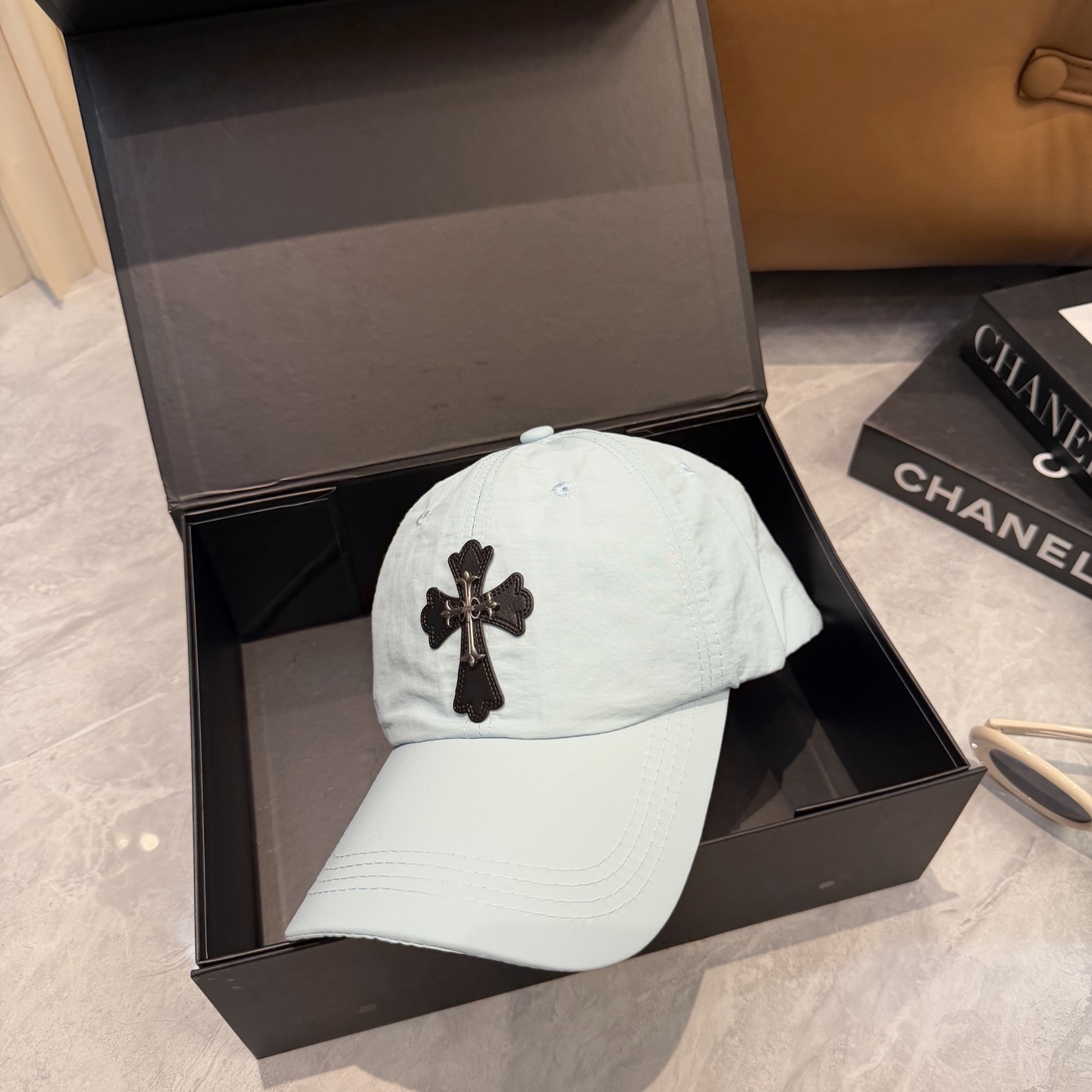 克罗心 🆕🆕新款速干棒球帽，个性时尚经典十字架标志，休闲带点酷酷的感觉，中性款男女同款！超好搭！头围:5