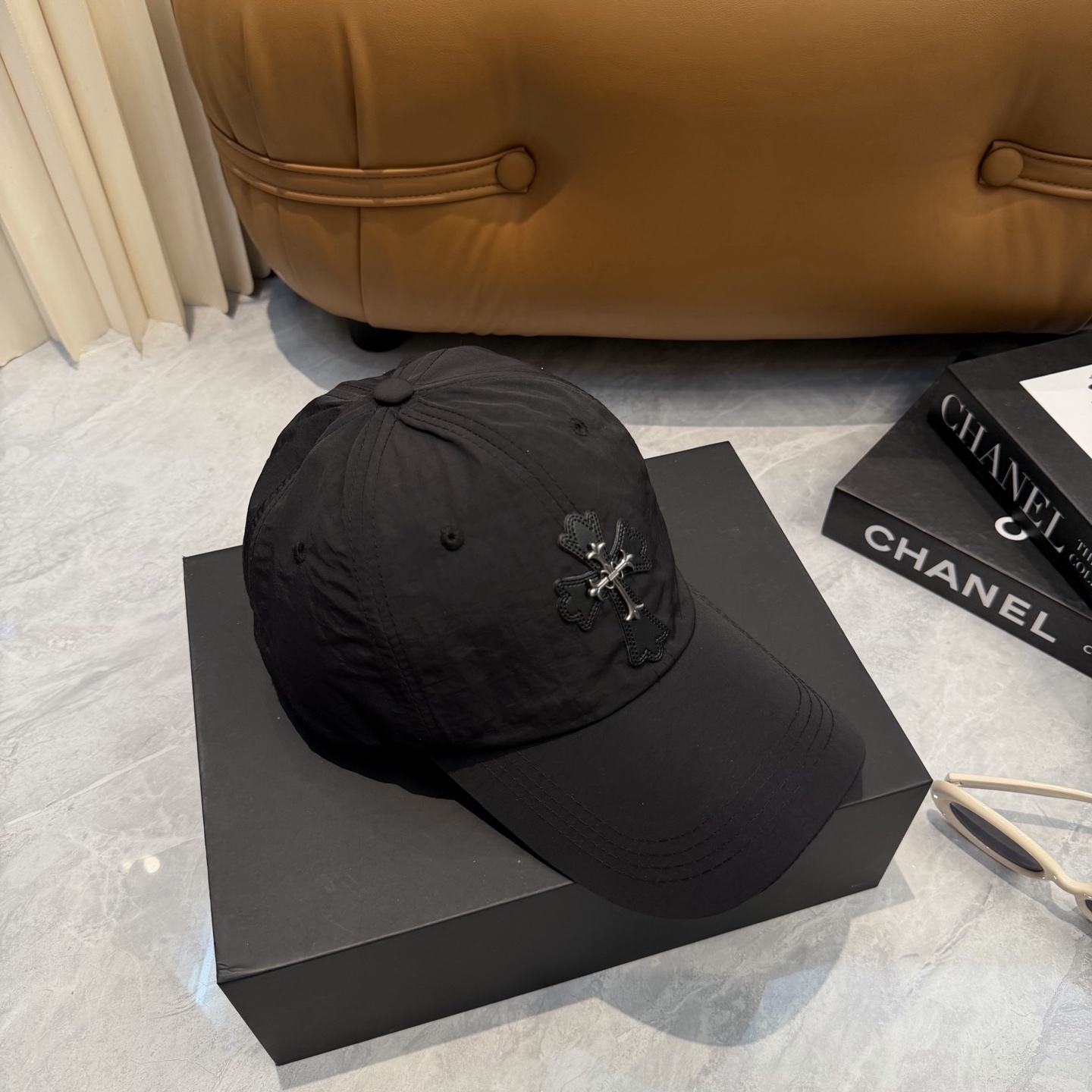 克罗心 🆕🆕新款速干棒球帽，个性时尚经典十字架标志，休闲带点酷酷的感觉，中性款男女同款！超好搭！头围:5