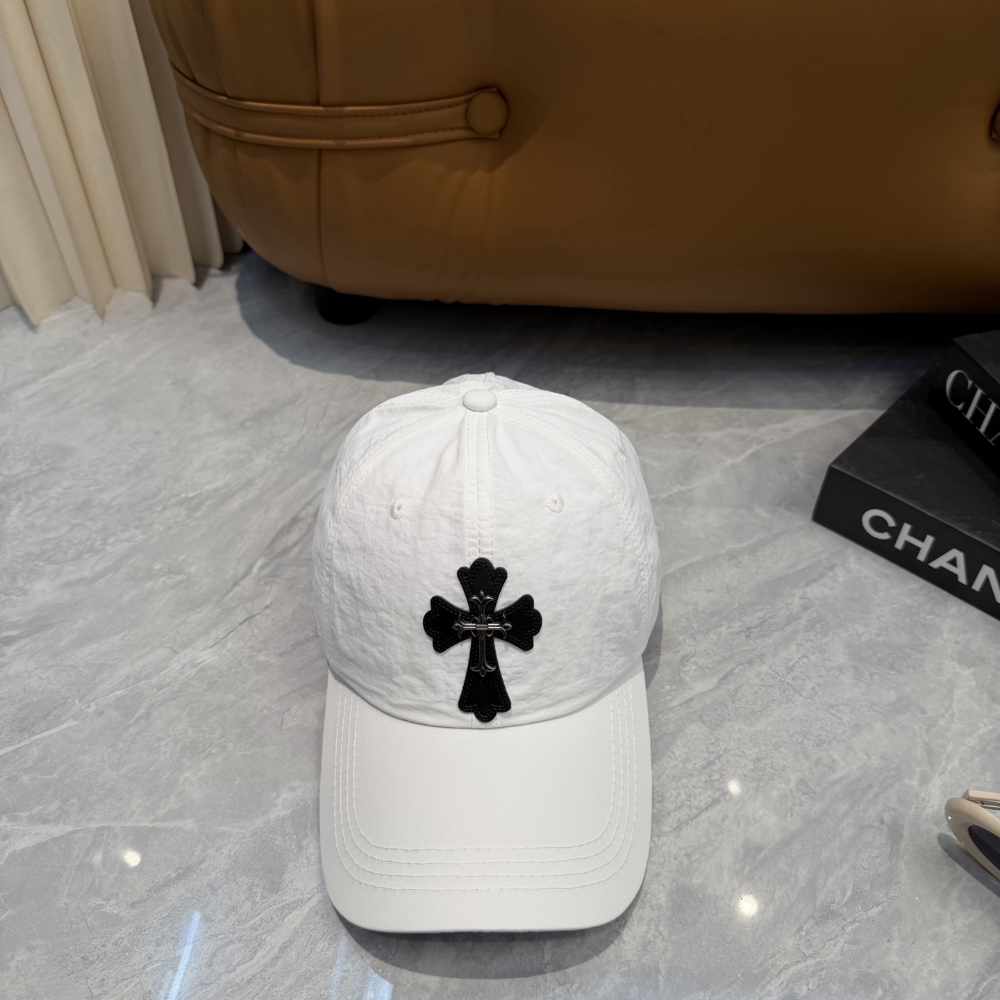 克罗心 🆕🆕新款速干棒球帽，个性时尚经典十字架标志，休闲带点酷酷的感觉，中性款男女同款！超好搭！头围:5