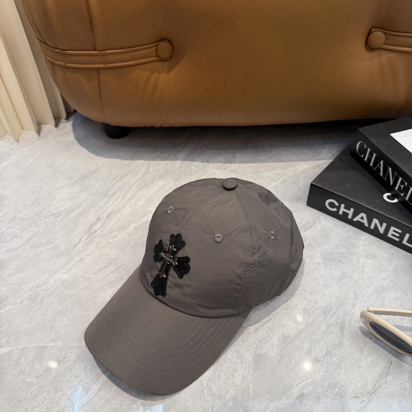 克罗心 🆕🆕新款速干棒球帽，个性时尚经典十字架标志，休闲带点酷酷的感觉，中性款男女同款！超好搭！头围:5