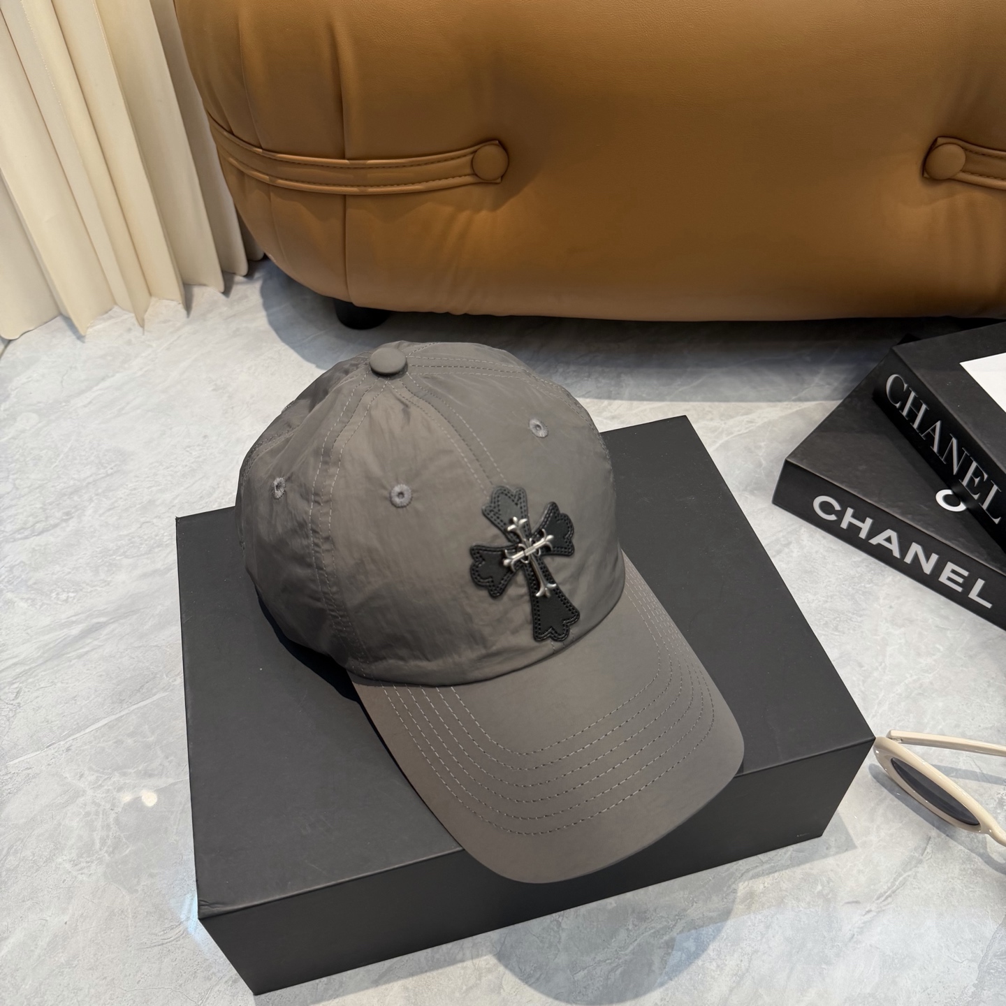 克罗心 🆕🆕新款速干棒球帽，个性时尚经典十字架标志，休闲带点酷酷的感觉，中性款男女同款！超好搭！头围:5