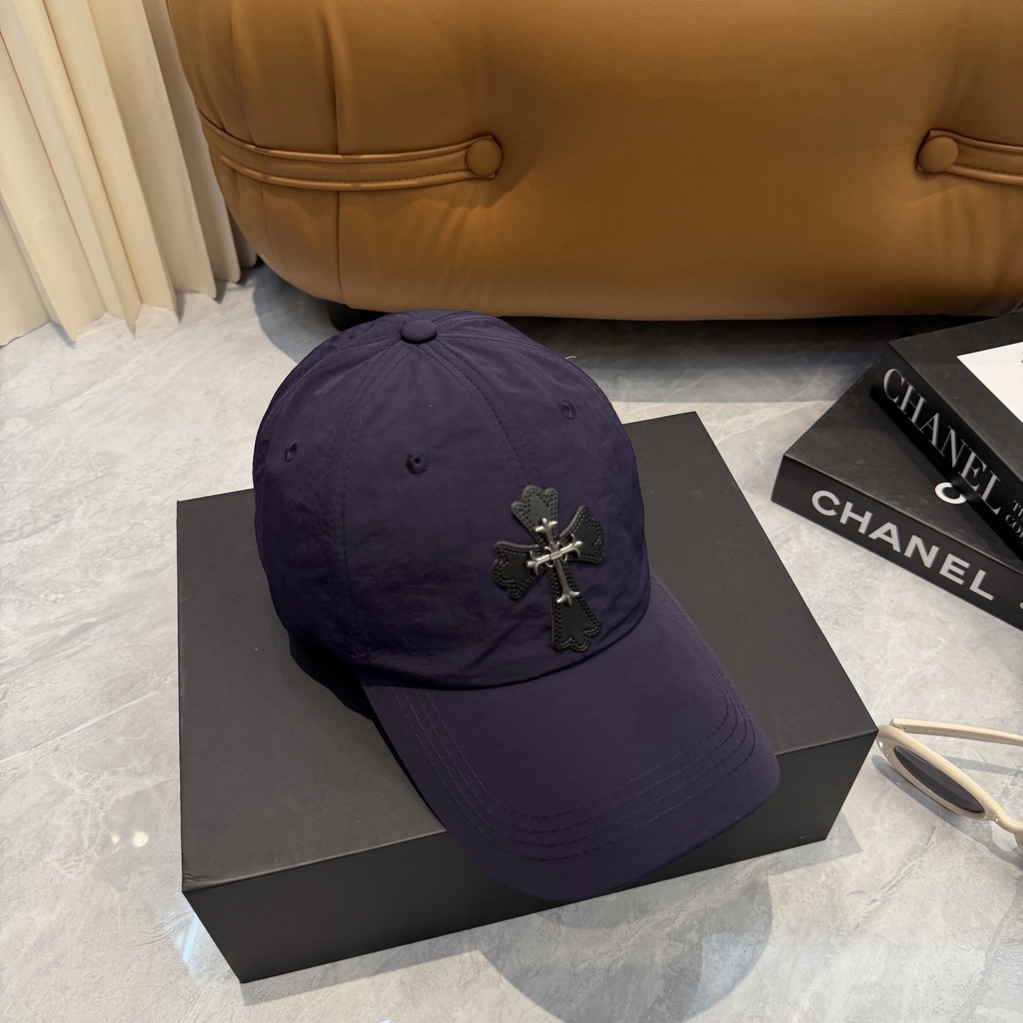 克罗心 🆕🆕新款速干棒球帽，个性时尚经典十字架标志，休闲带点酷酷的感觉，中性款男女同款！超好搭！头围:5