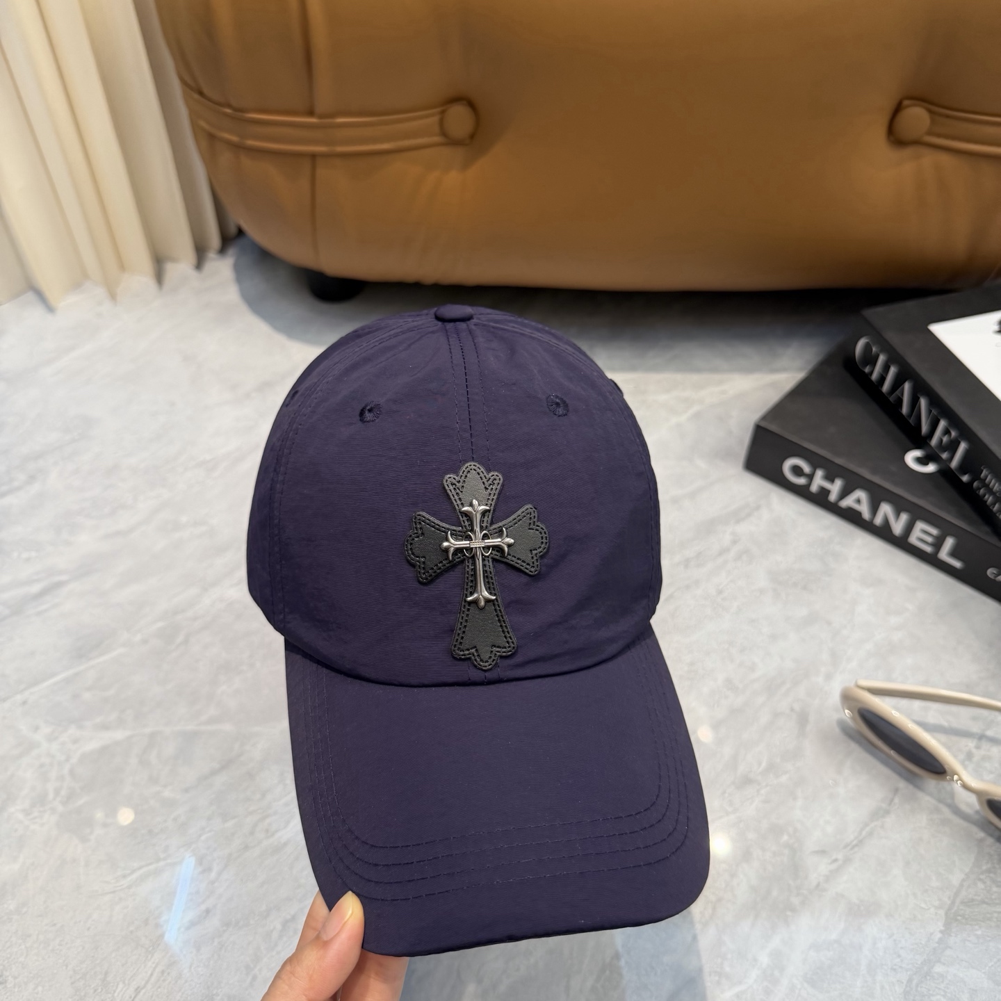 克罗心 🆕🆕新款速干棒球帽，个性时尚经典十字架标志，休闲带点酷酷的感觉，中性款男女同款！超好搭！头围:5