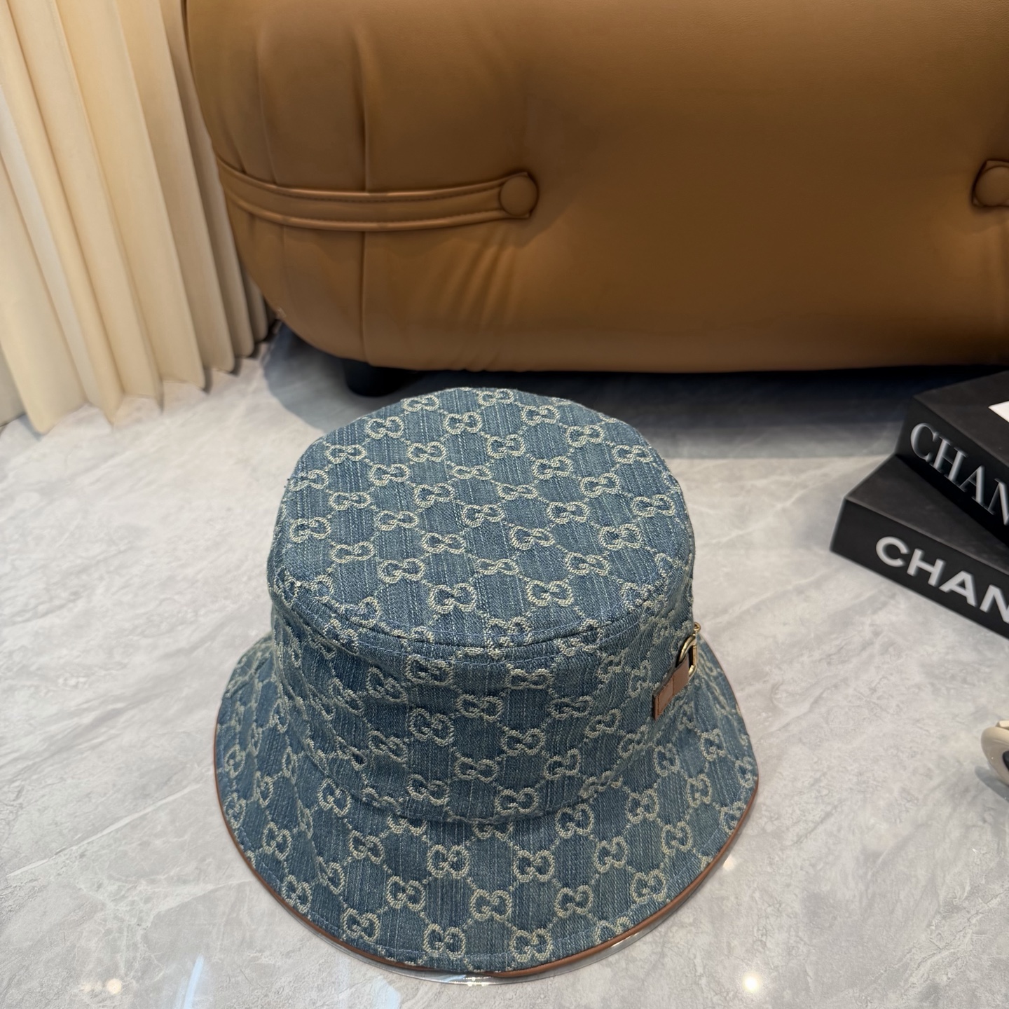 Gucci古奇新款 牛仔蓝布渔夫帽👒顶级代购级别🔝实拍📸我们做的内衬完全对版💯正规大厂货👍🏻品质保证🤝原