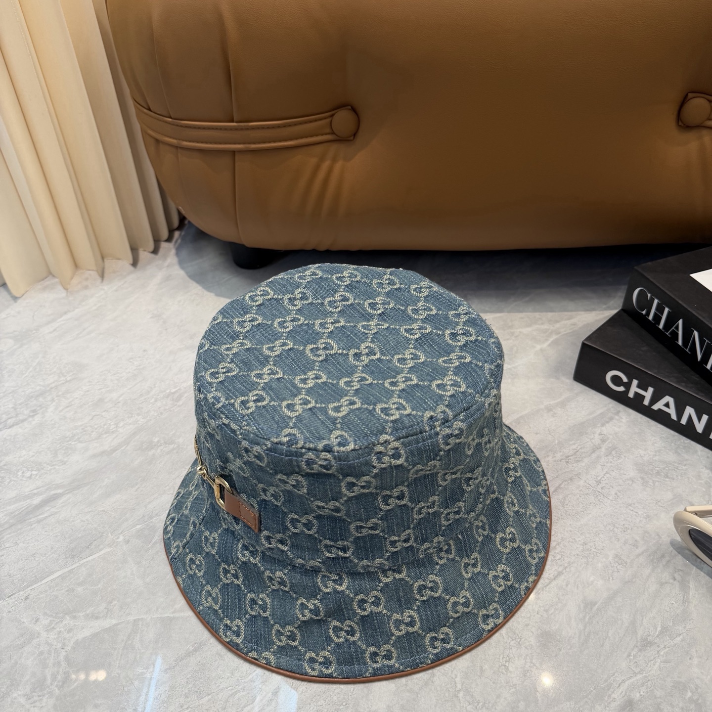 Gucci古奇新款 牛仔蓝布渔夫帽👒顶级代购级别🔝实拍📸我们做的内衬完全对版💯正规大厂货👍🏻品质保证🤝原