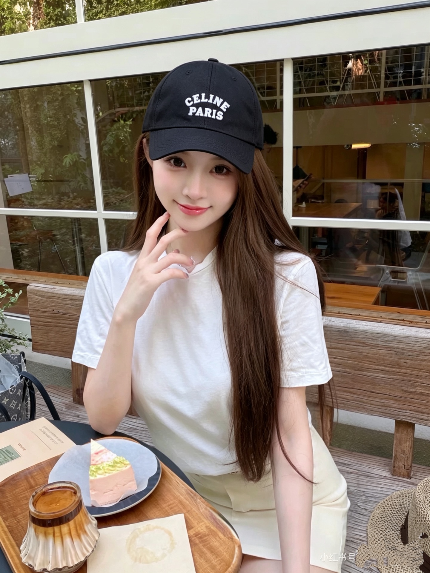 CELINE经典刺绣款，万能白搭棒球帽🧢 软乎乎水洗棉材质，修饰头型巨显脸小 多色可选，日常出门随手一戴，随性松弛感直接