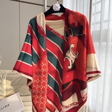 🆕 赛琳(CELINE)【💗】 | “故事的诗意回顾”140披肩 永远秉承高品质 手工卷边羊毛和真丝混纺披肩(70 🆕 赛琳(CELINE)【💗】 | “故事的诗意回顾”140披肩 永远秉承高品质 手工卷边羊毛和真丝混纺披肩(70