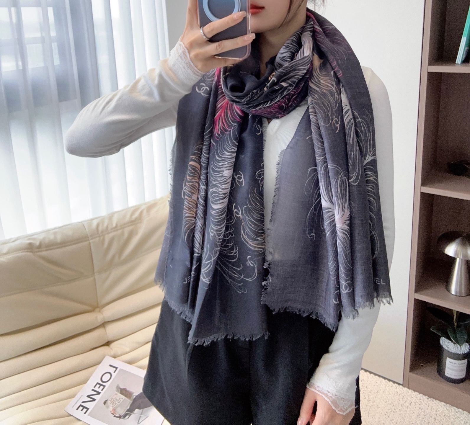 最新❤️【▪️美好向往的Chanel 香奈儿系列新作！再一次高级感爆棚！！】高级优雅气质风！配色素雅，图案匠心，上身简直