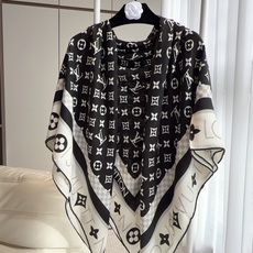 LV(路易威登)140 披肩 LV x TM Monogram SuPerflat Flowers 方巾出自路易威登与村 LV(路易威登)140 披肩 LV x TM Monogram SuPerflat Flowers 方巾出自路易威登与村