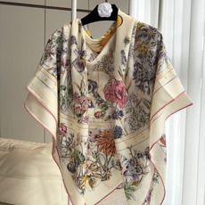 迪奥上新💞D家丝巾{140cm真丝羊绒}桑蚕丝+羊绒 现由彼得罗•鲁福 (Pietro RUffo) 设计的Dior P 迪奥上新💞D家丝巾{140cm真丝羊绒}桑蚕丝+羊绒 现由彼得罗•鲁福 (Pietro RUffo) 设计的Dior P