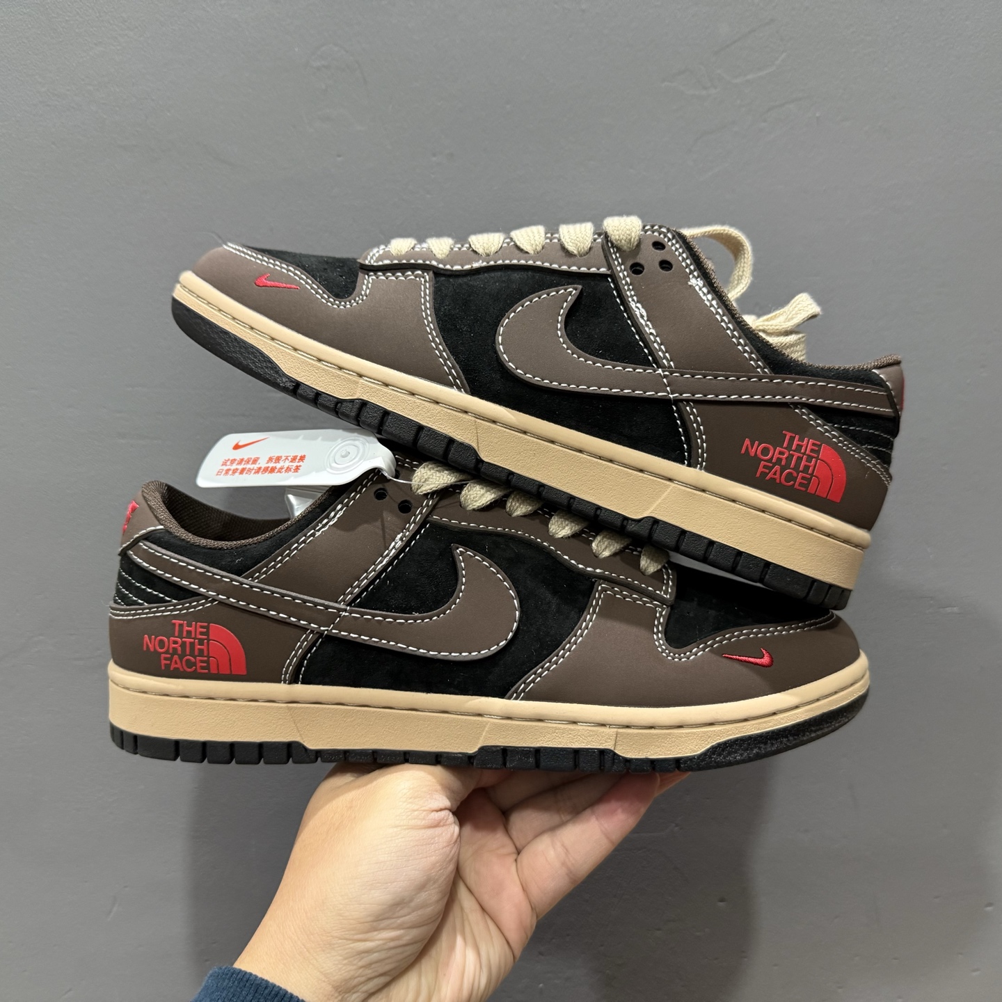 Nike SB Dunk Low x The North Face 棕黑红小钩  XX9928-028