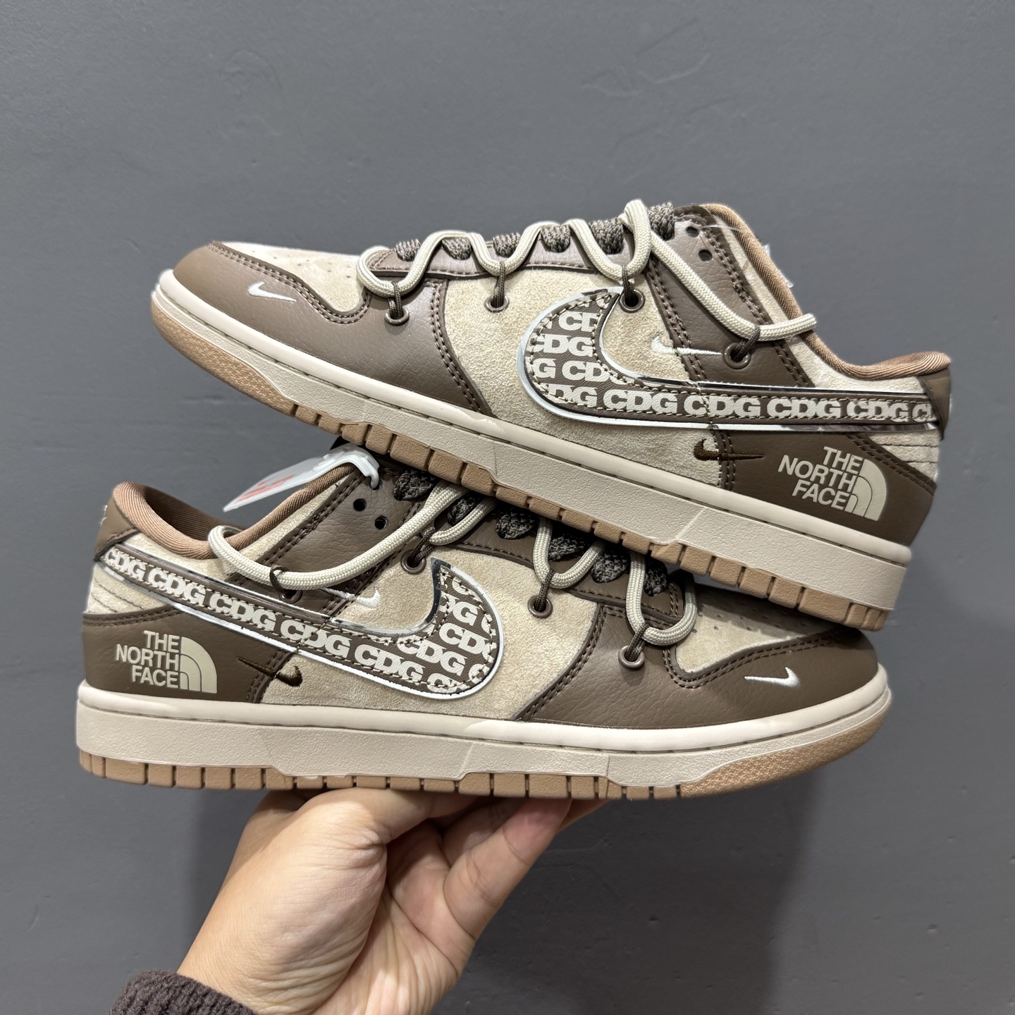 NK Dunk Low Retro “DIY高端定制” 北面联名 低帮休闲运动板鞋 XS1186-103