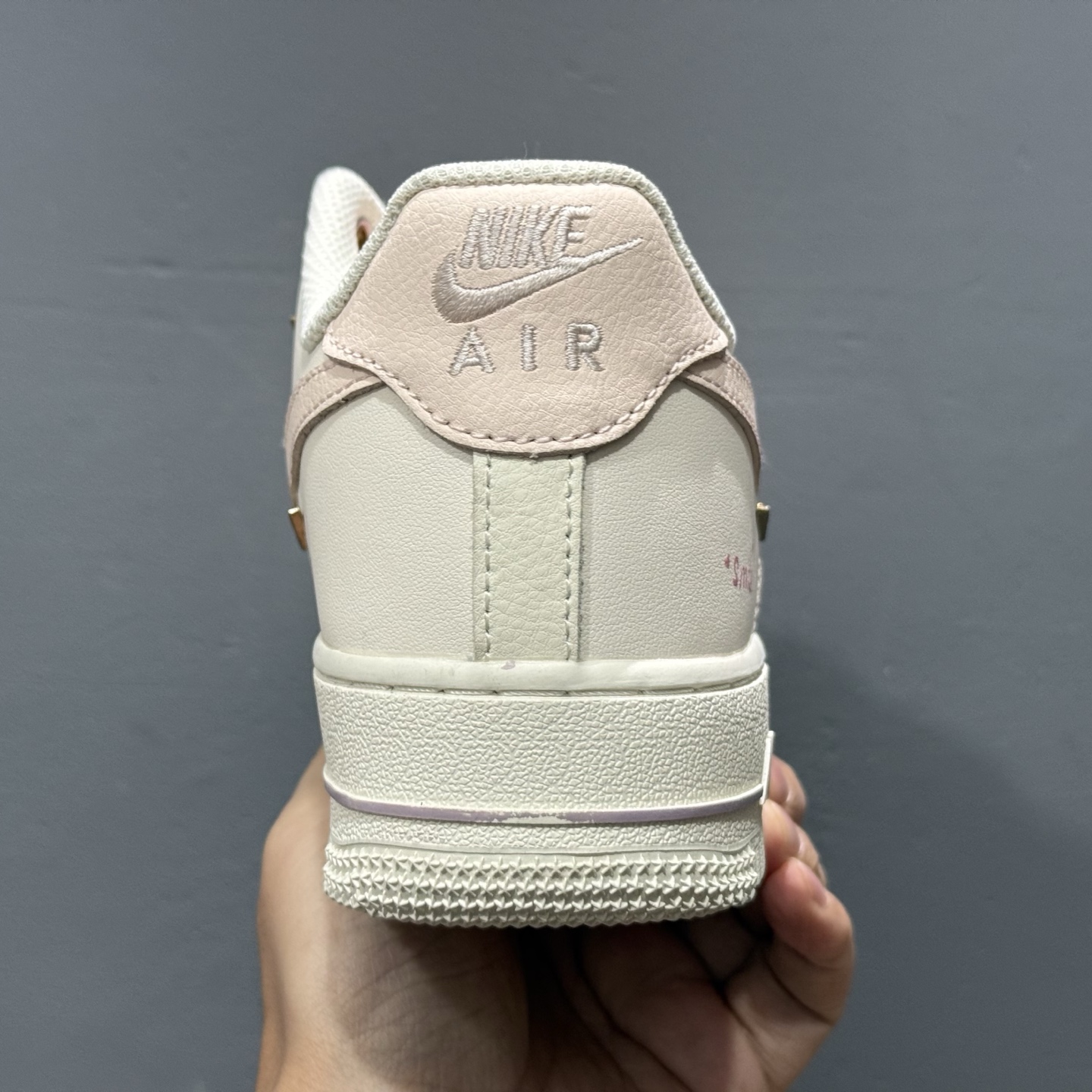 Nike Air Force 1 Low 07 蝴蝶结 少女感 白粉四金铁钩 FC1122-333