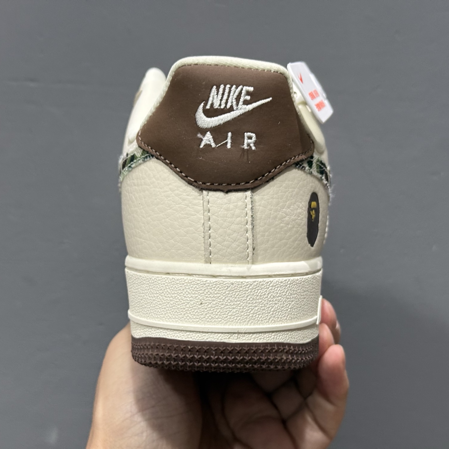 Nk Air Force 1'07 Low Bape联名 迷彩勾米粽 空军一号低帮休闲板鞋 DF0188-030