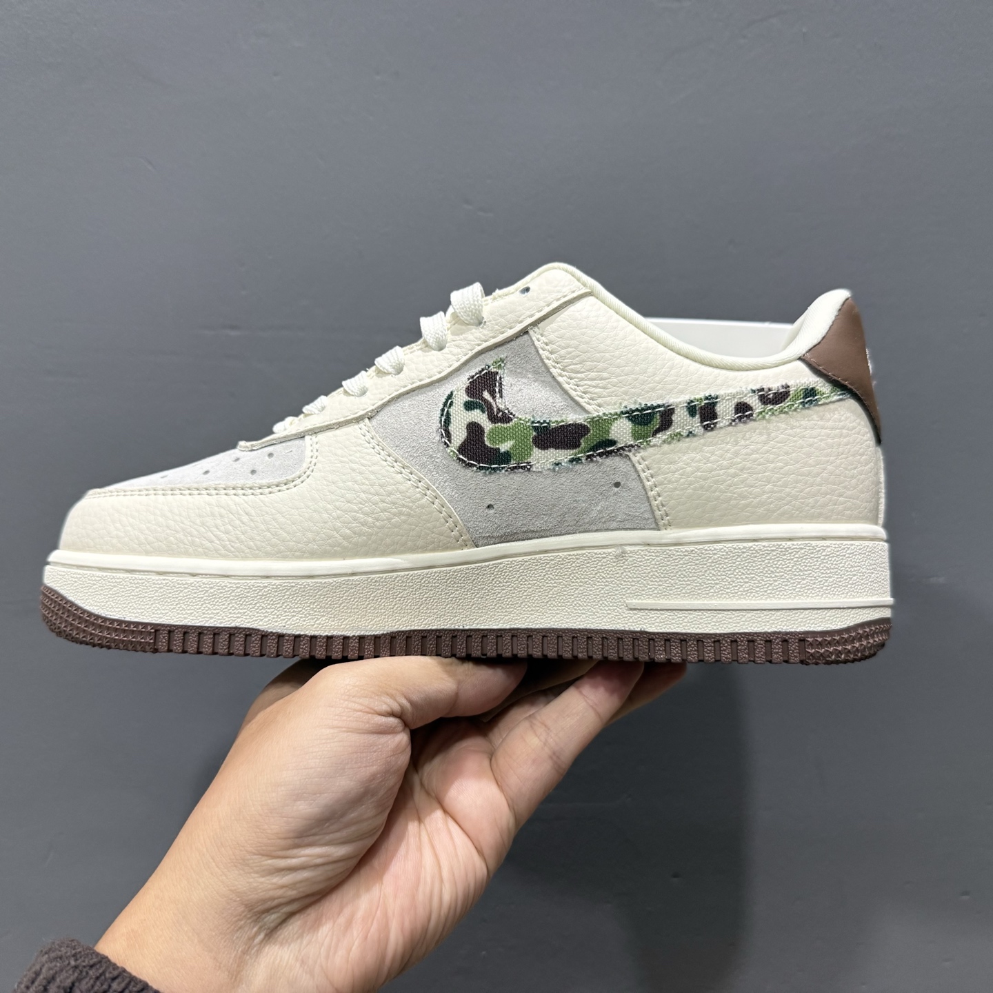Nk Air Force 1'07 Low Bape联名 迷彩勾米粽 空军一号低帮休闲板鞋 DF0188-030