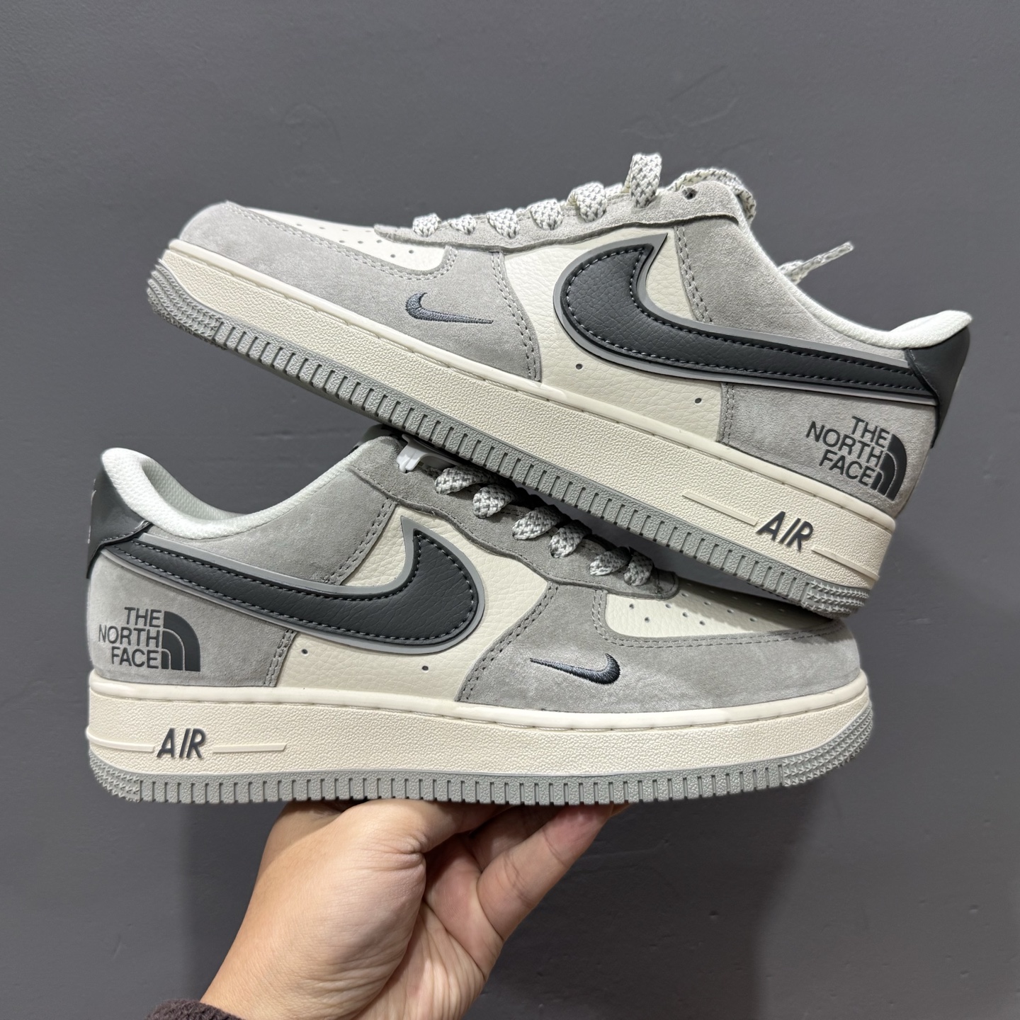 Nk Air Force 1'07 Low 北面联名 百搭米灰 空军一号低帮休闲板鞋 XZ6188-760
