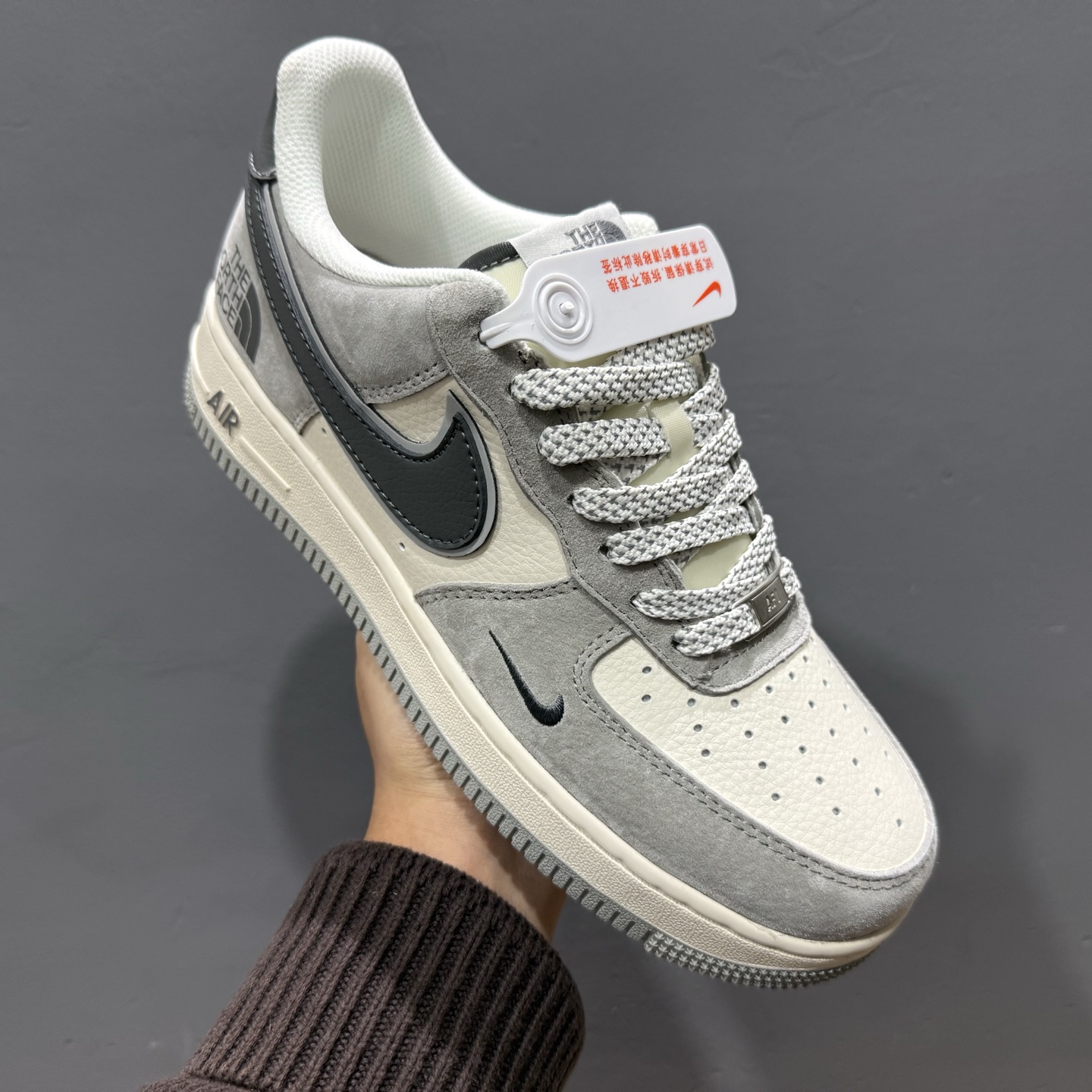 Nk Air Force 1'07 Low 北面联名 百搭米灰 空军一号低帮休闲板鞋 XZ6188-760