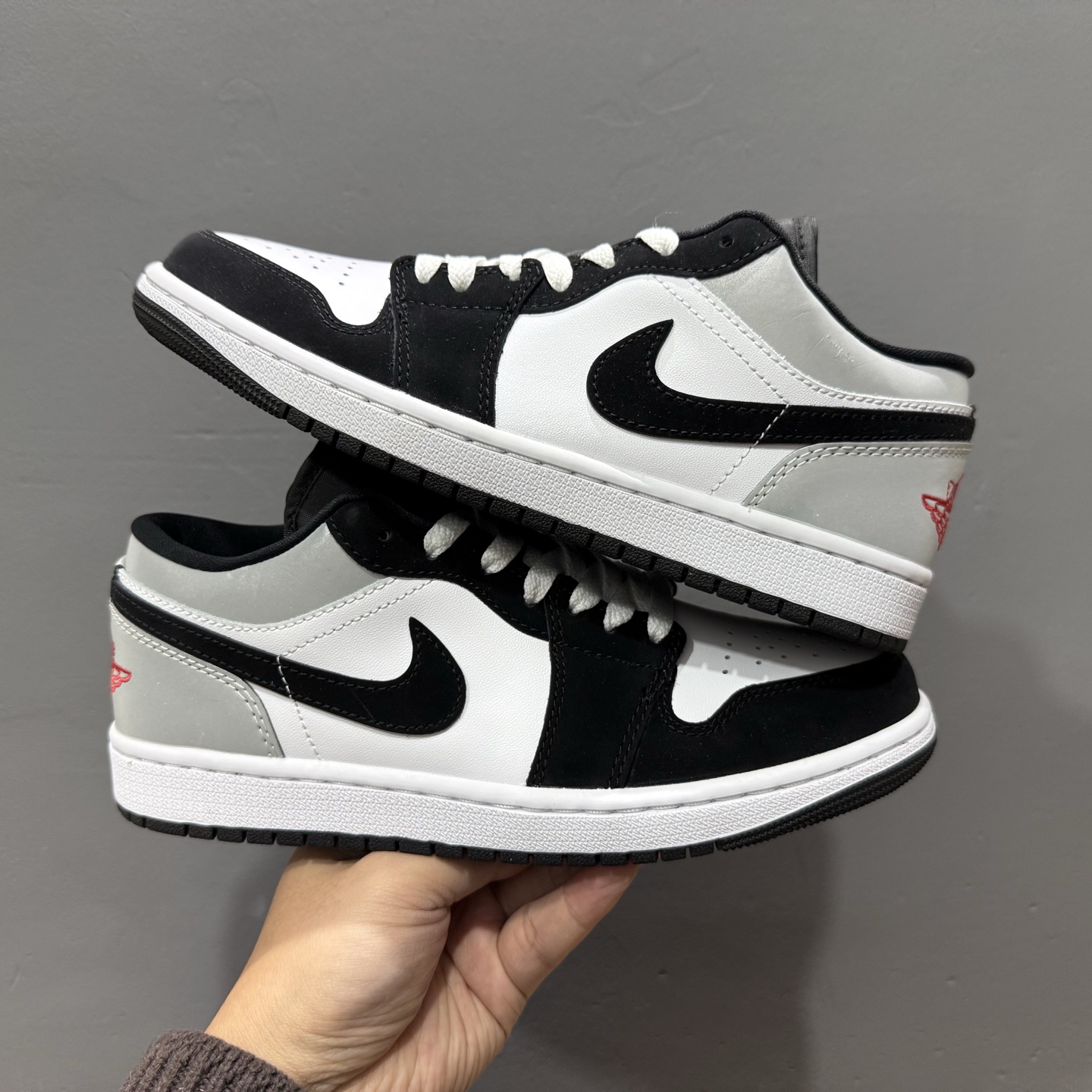 DT纯原 Air Jordan AJ1 Low 低帮 黑白灰 HF3148-106