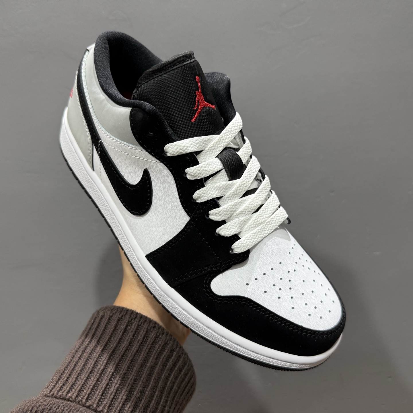 DT纯原 Air Jordan AJ1 Low 低帮 黑白灰 HF3148-106