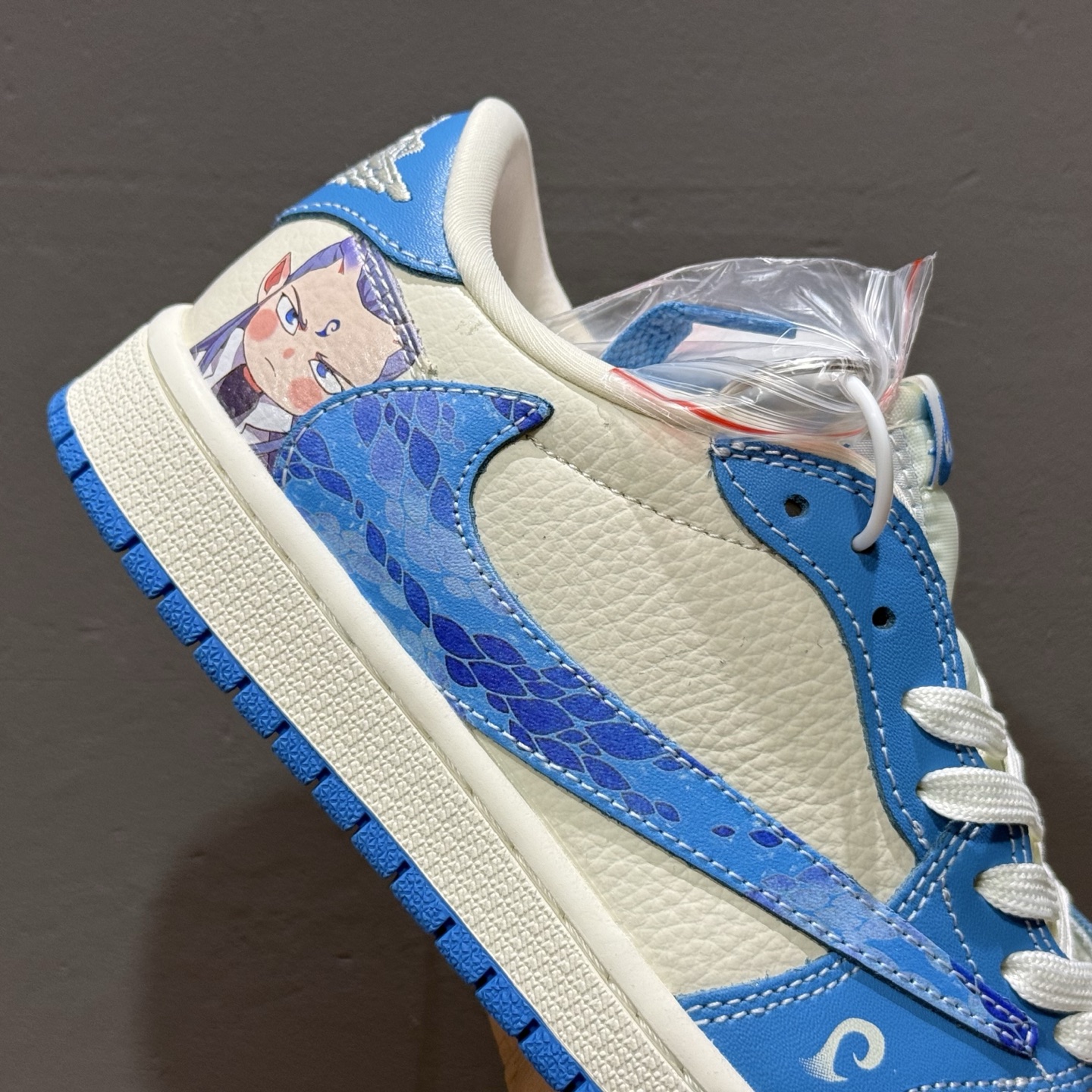 Fragment x Travis Scott x灵童降世 Air Jordan 1 Low 三方联名倒钩 XS2025-066