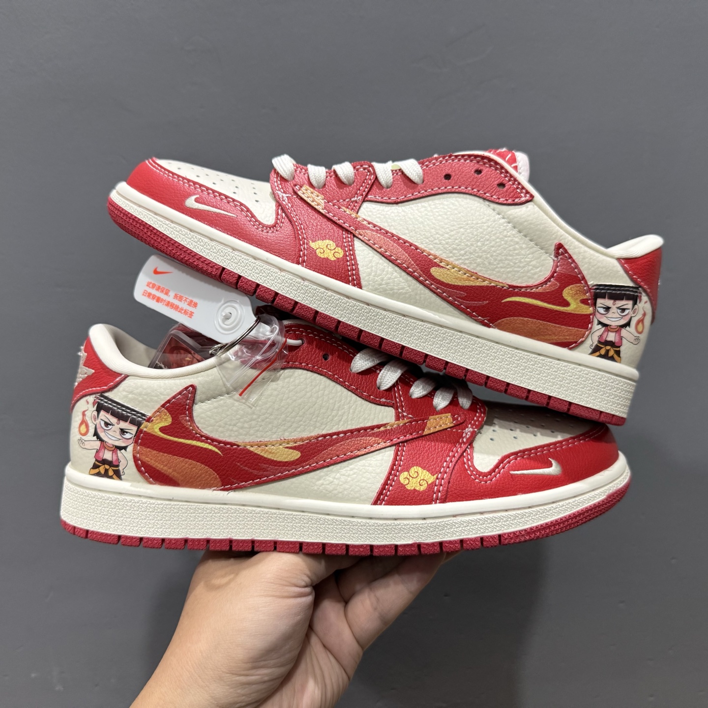 TS x Air Jordan AJ1 Low 倒钩低帮联名定制配色 XS2025-088