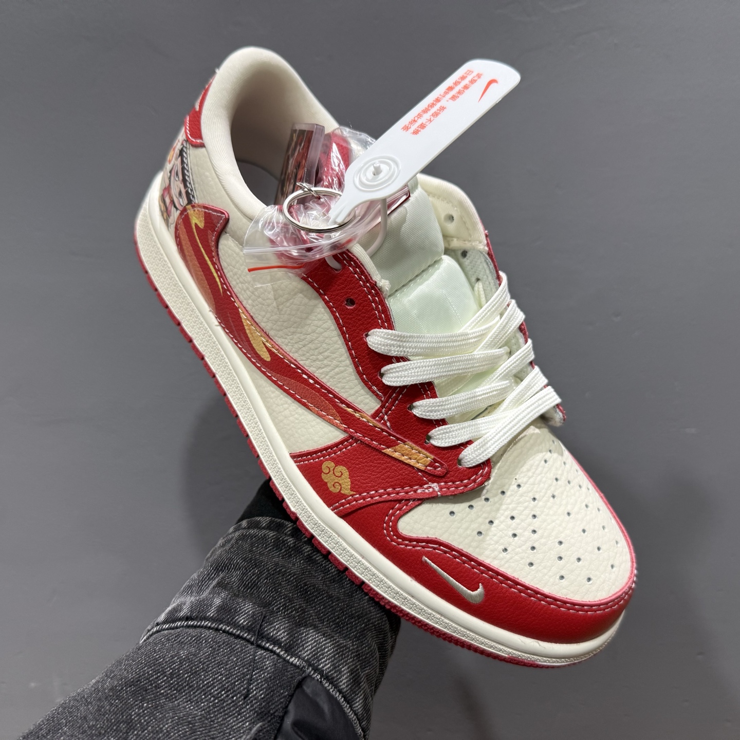 TS x Air Jordan AJ1 Low 倒钩低帮联名定制配色 XS2025-088