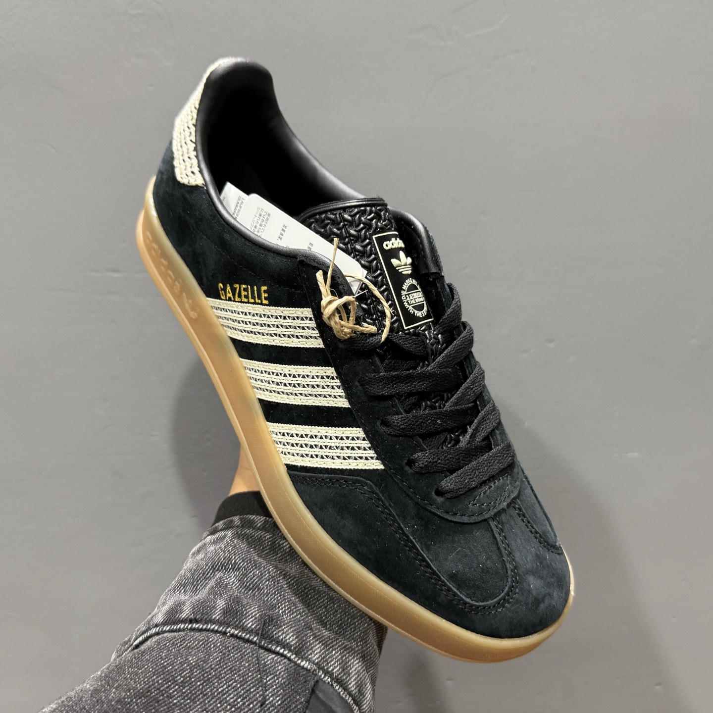 adidas originals Gazelle Indoor 黑色 JI2755