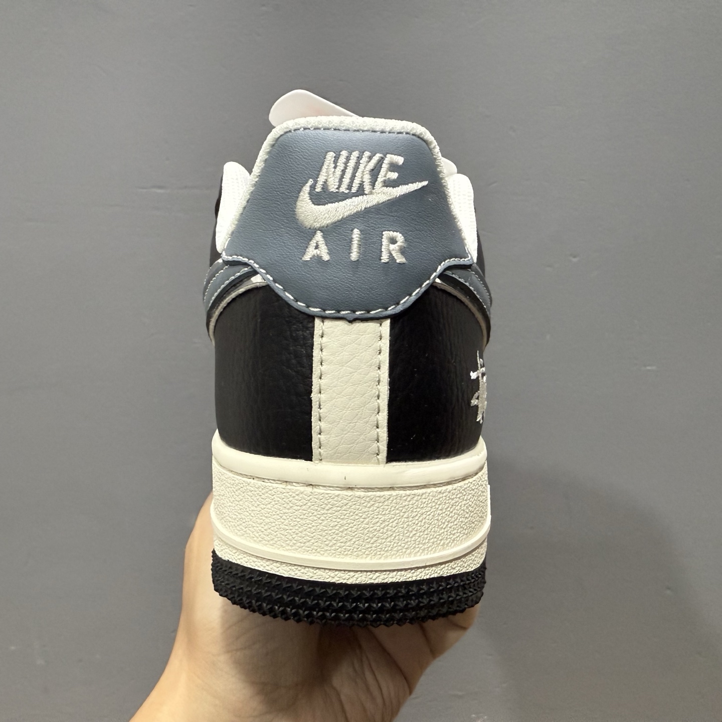 Nk Air Force 1'07 Low 斯图西联名 灰蓝黑荔纹 空军一号低帮休闲板鞋 XZ6188-199
