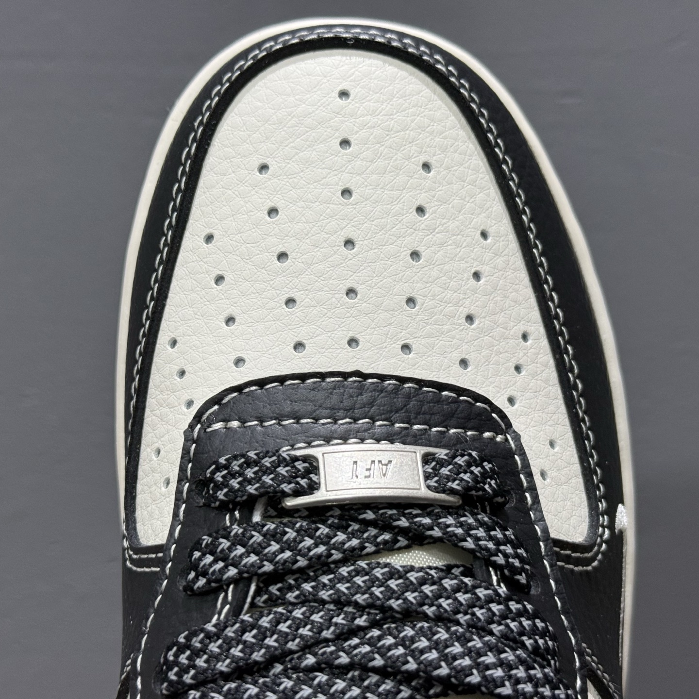 Nk Air Force 1'07 Low 斯图西联名 灰蓝黑荔纹 空军一号低帮休闲板鞋 XZ6188-199