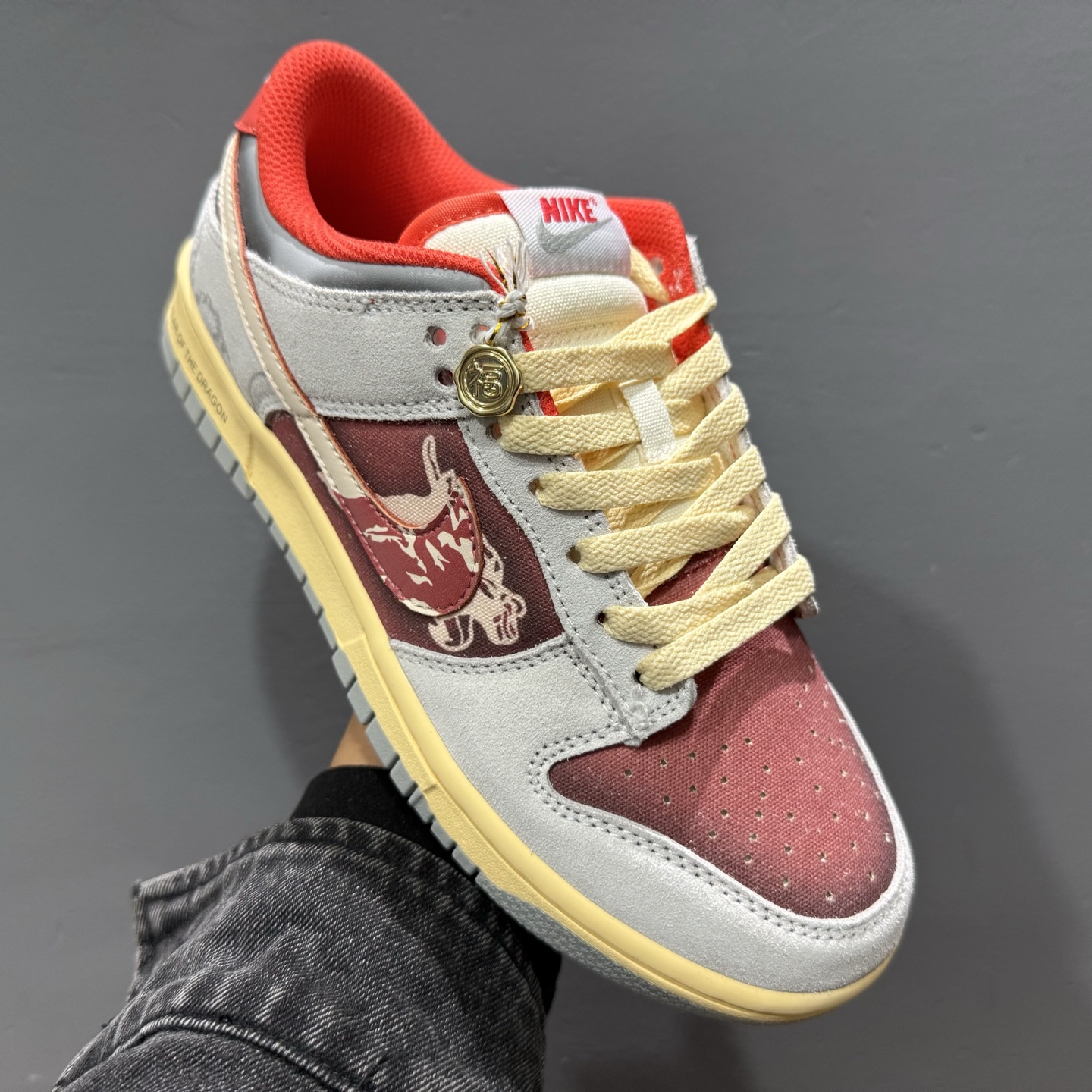 NK Dunk Low 蒸汽木偶 CNY龙年限定 中国龙 白灰橙 FJ5429-133