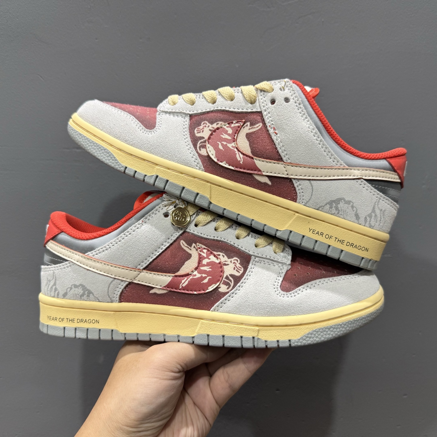 NK Dunk Low 蒸汽木偶 CNY龙年限定 中国龙 白灰橙 FJ5429-133