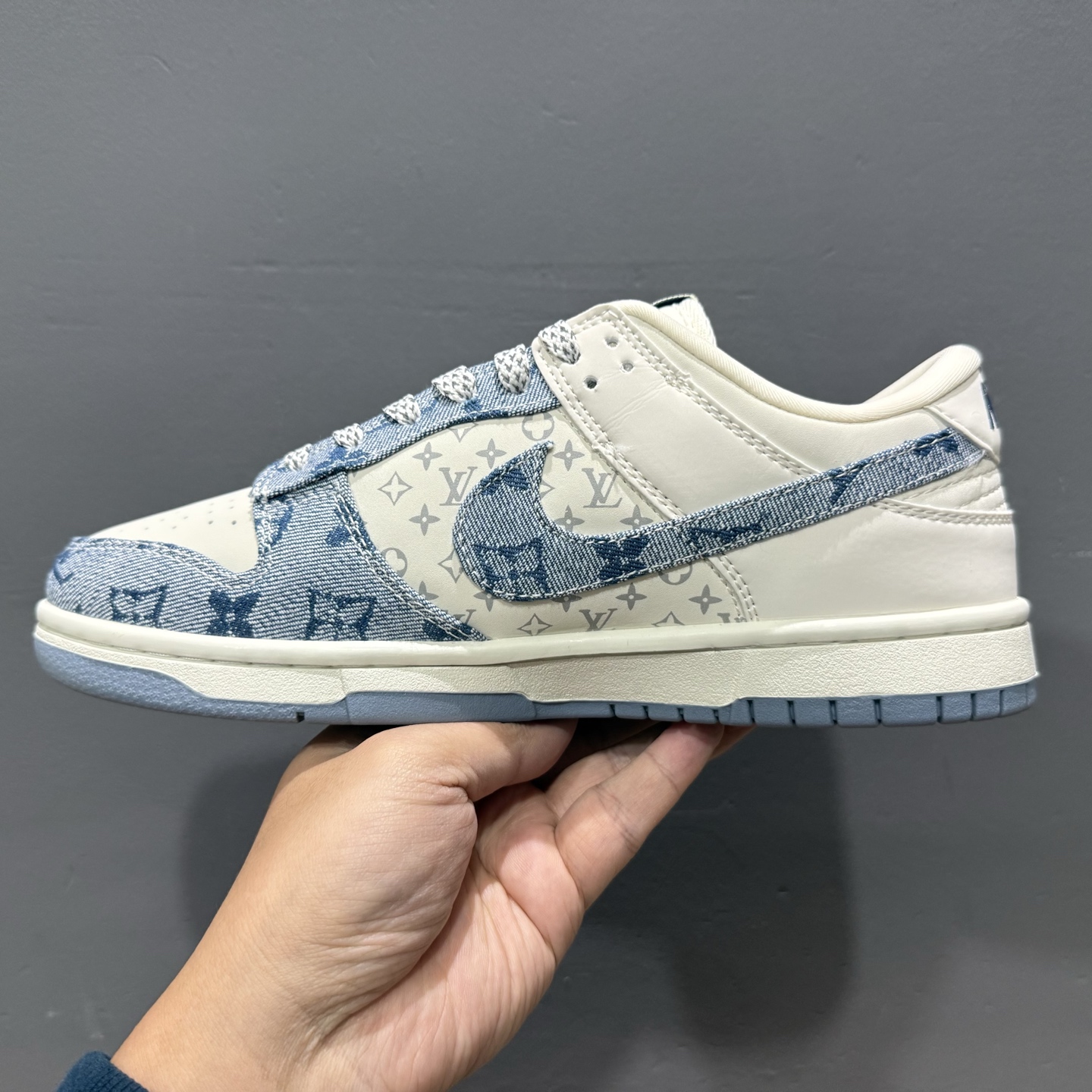 Nk SB Dunk Low LV联名 淡蓝牛仔 低帮休闲板鞋 CH8311-237