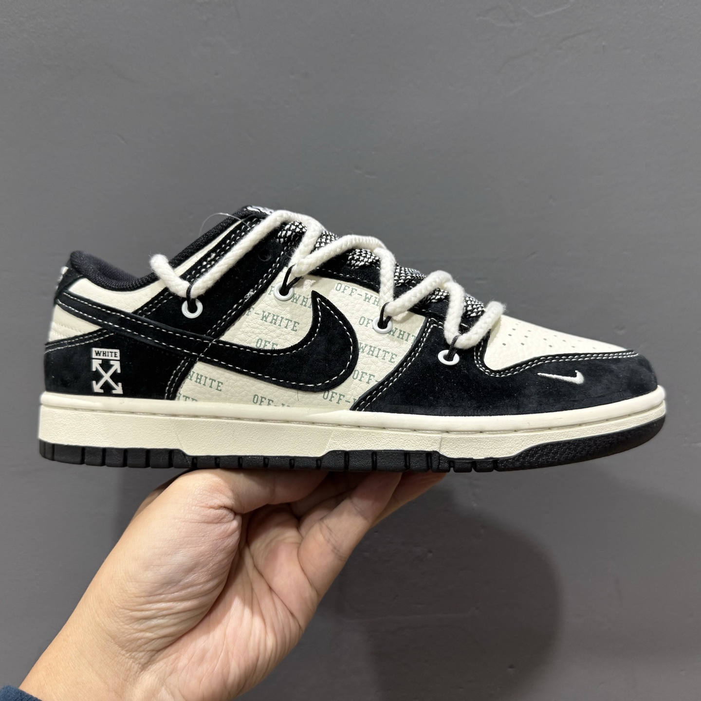 OFF-WHITE x Nike Dunk Low 绑带猪八弹幕黑勾 YX5066-226