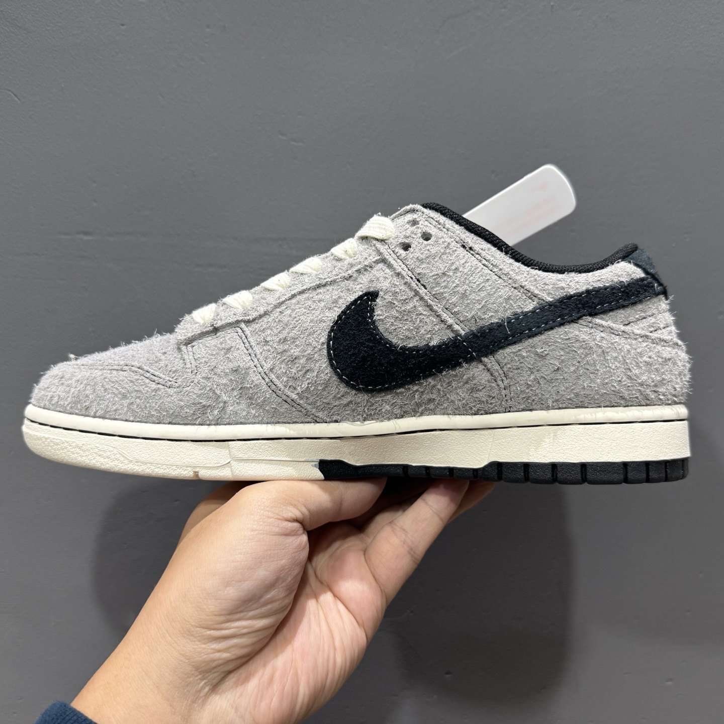 XC版 Nike SB Dunk Low x Stussy 翻毛灰黑小钩 MM1089-027