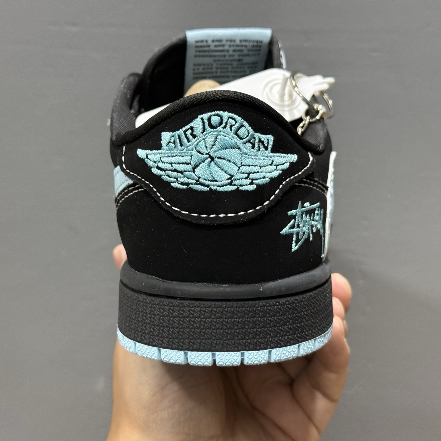 Stussy x Air Jordan 1 黑蒂芙尼 XS2024-008
