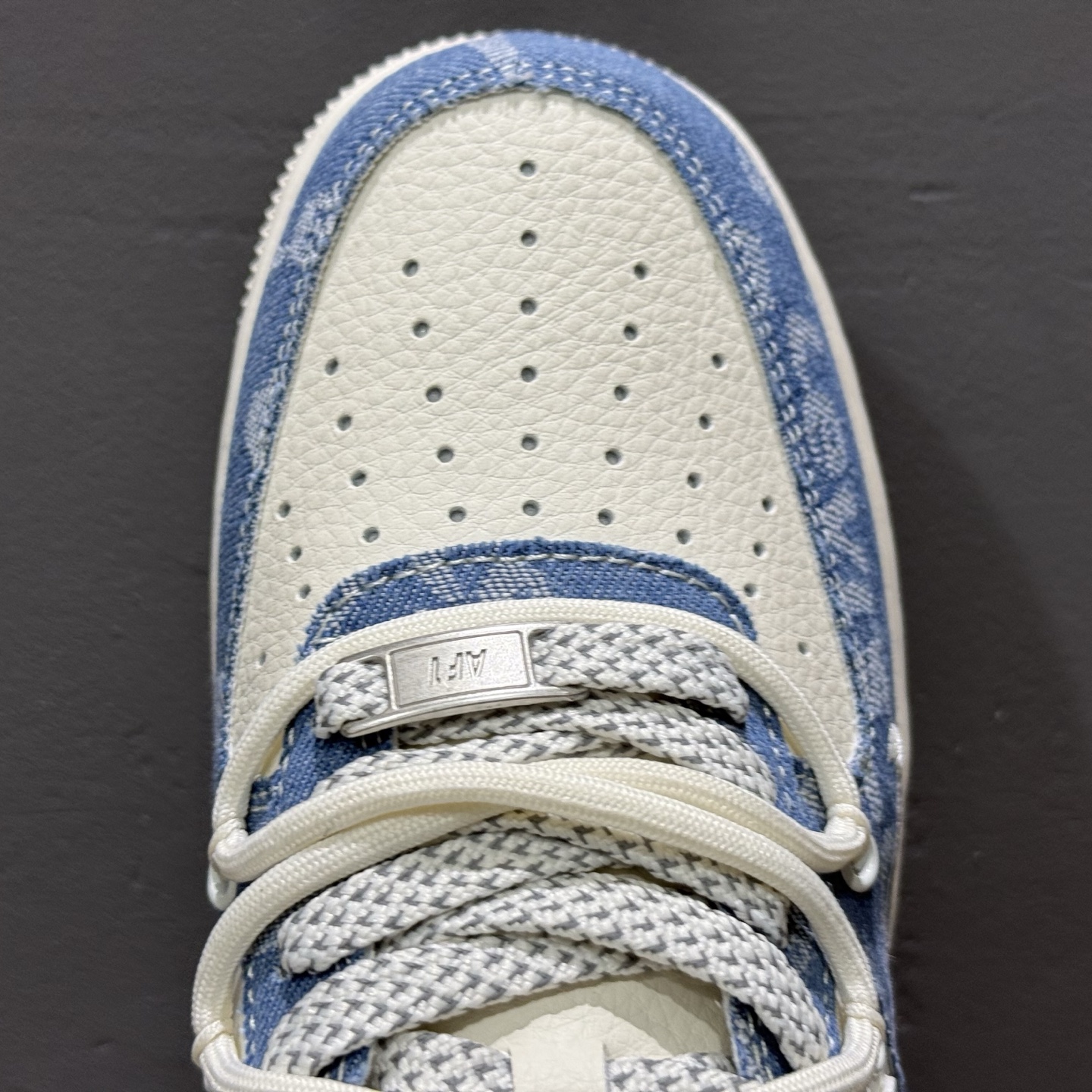 Nk Air Force 1'07 Low 李维斯联名 双拼牛仔抽绳 空军一号低帮休闲板鞋 SJ1198-001