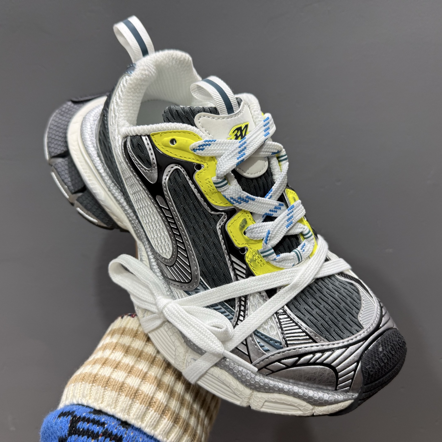 Balenciaga 巴黎世家 3XL 绑带款复古老爹鞋 巴黎世家十代 官方全套配件鞋盒 鞋带 防尘纸配套齐全