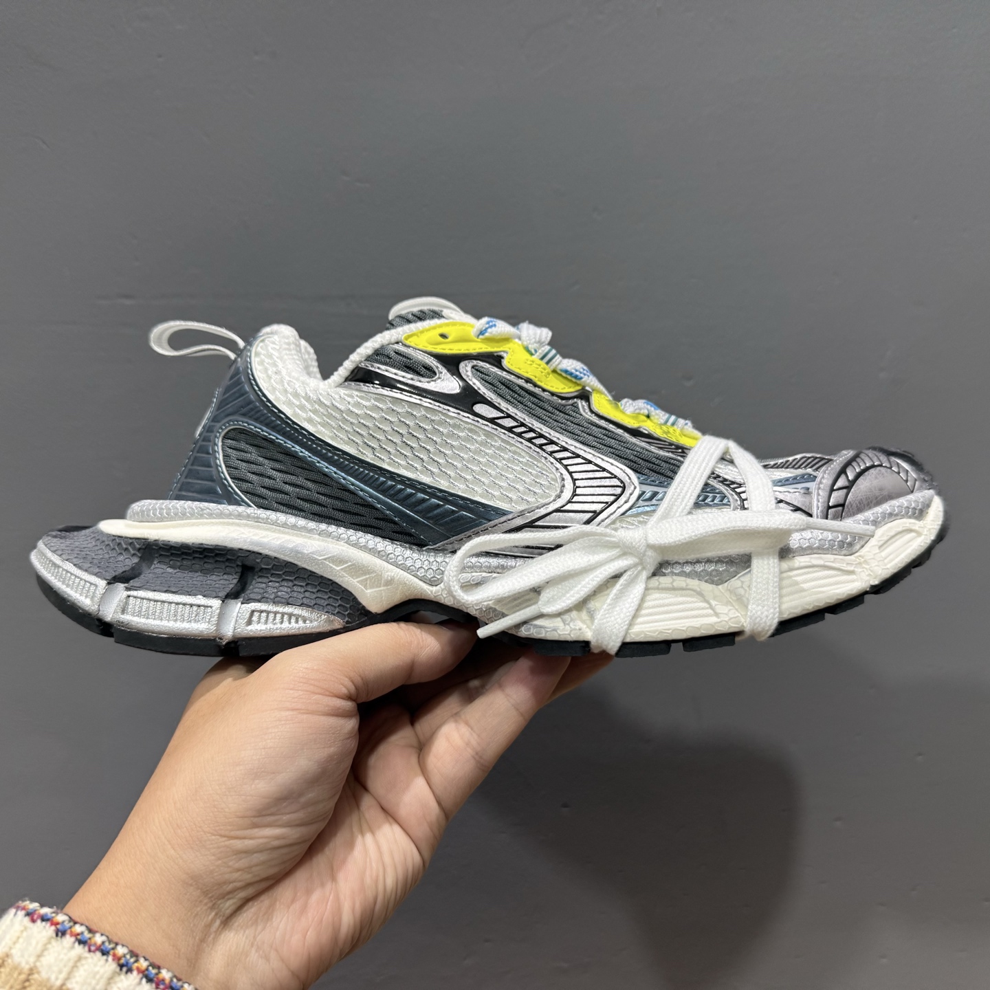 Balenciaga 巴黎世家 3XL 绑带款复古老爹鞋 巴黎世家十代 官方全套配件鞋盒 鞋带 防尘纸配套齐全