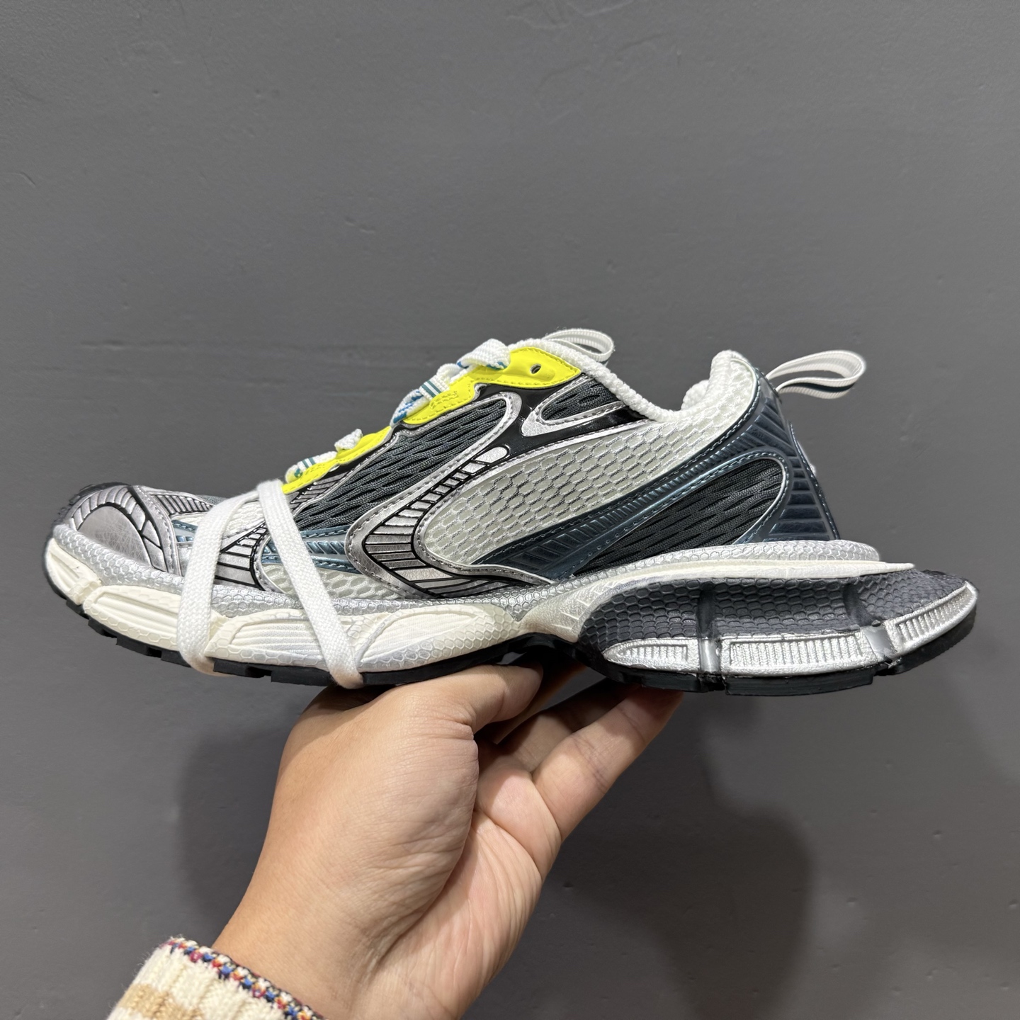 Balenciaga 巴黎世家 3XL 绑带款复古老爹鞋 巴黎世家十代 官方全套配件鞋盒 鞋带 防尘纸配套齐全