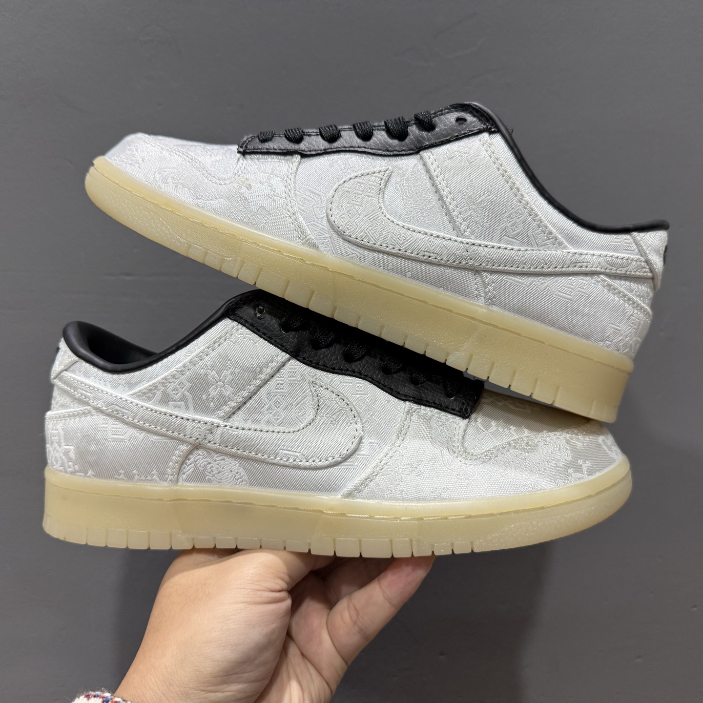 Clot x Fragment x NK Dunk Low 藤原浩三方联名白丝绸 FN0315-110